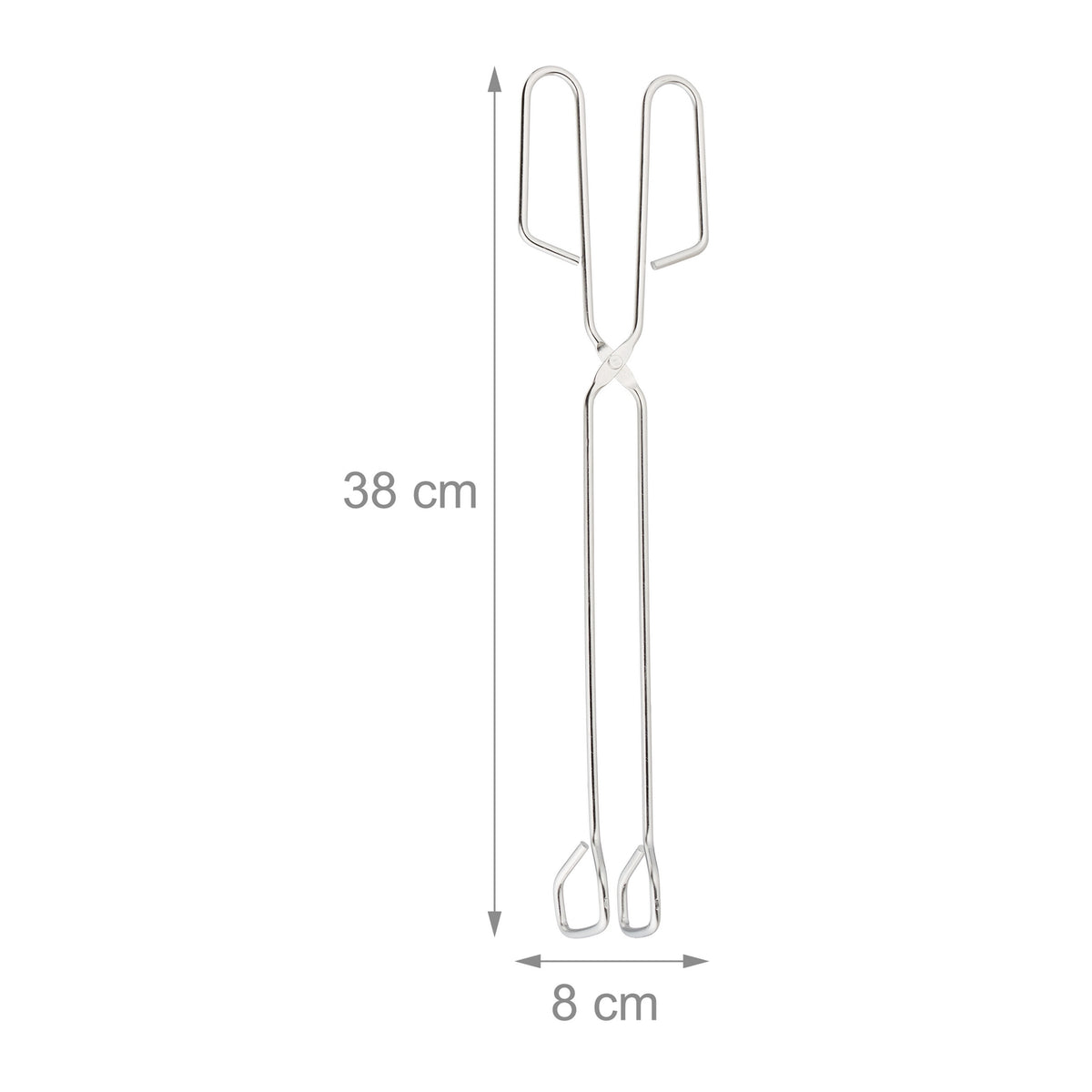 Stainless Steel Cooking Tongs Set of 3 for BBQ & Grill