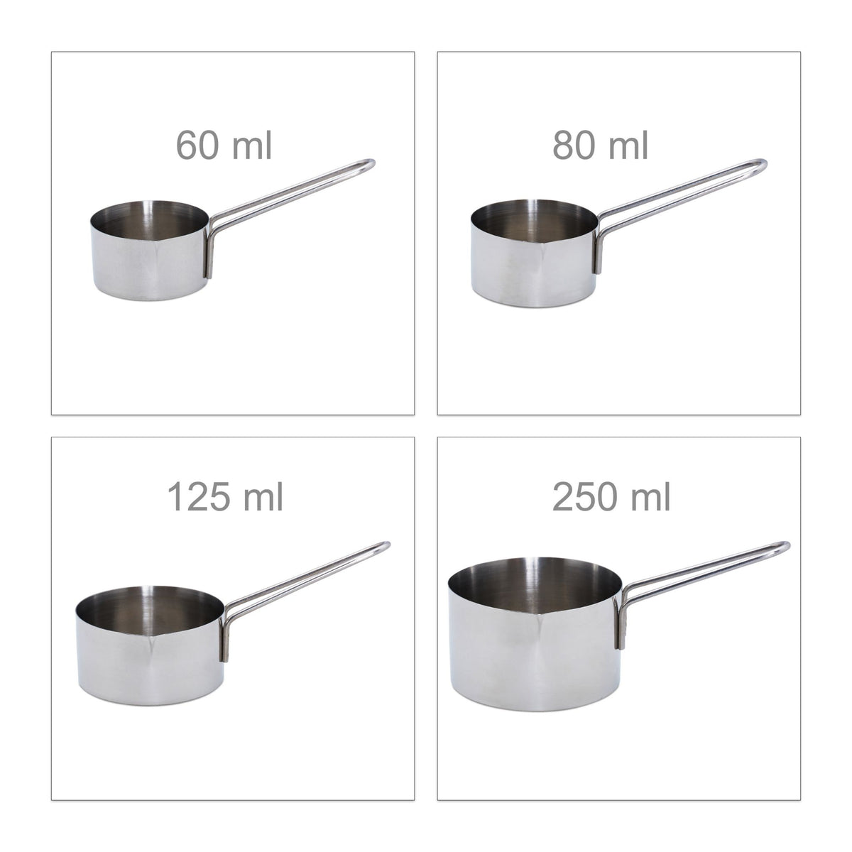 Stainless Steel Measuring Cup Set