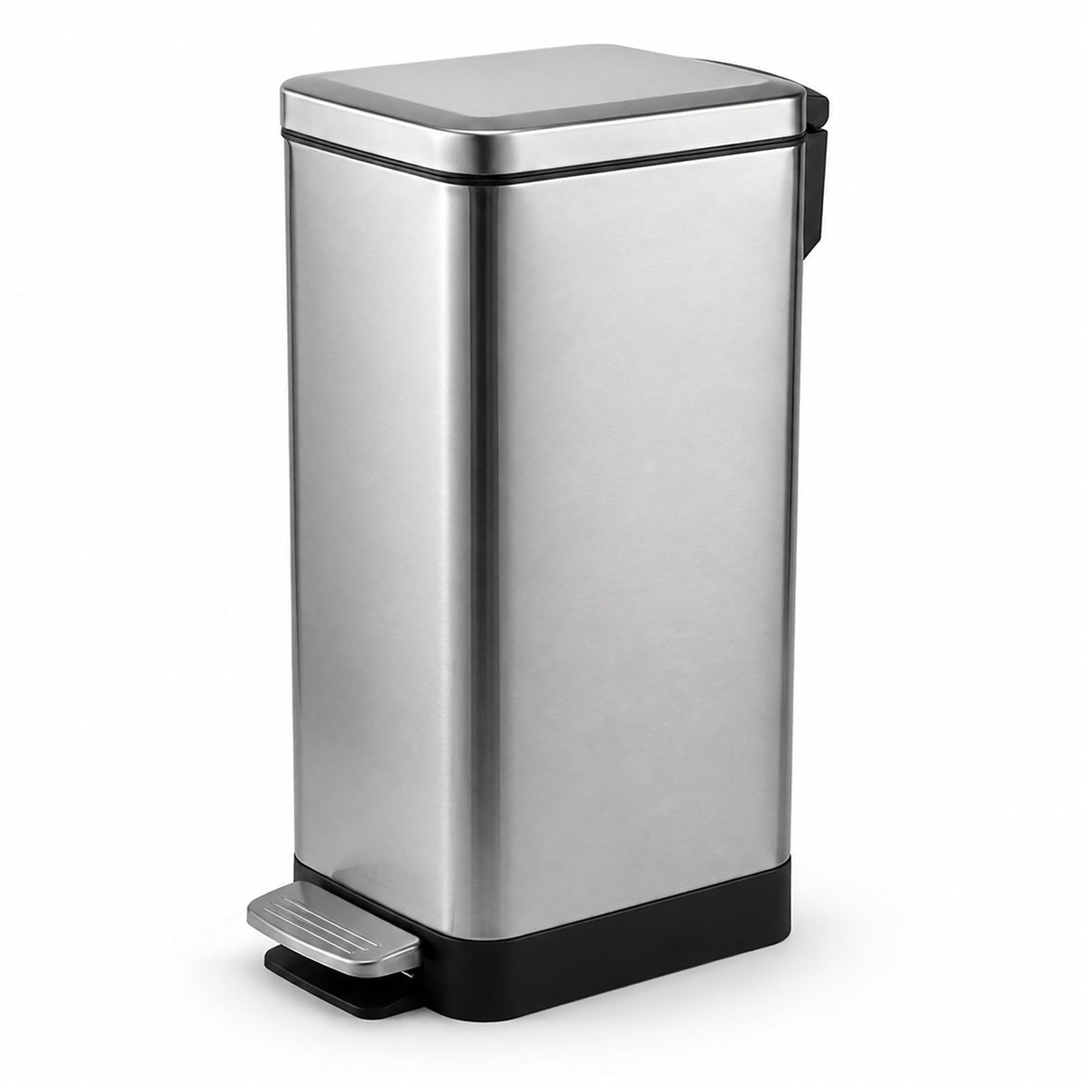 Stainless Steel Pedal Bin, 15L – Soft-Close, Slim Design