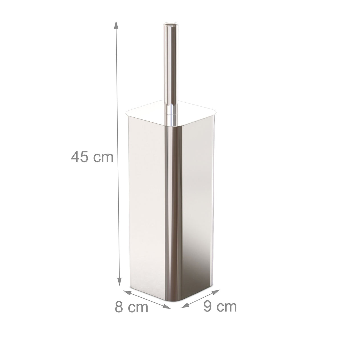 Stainless Steel Toilet Brush Set with Holder