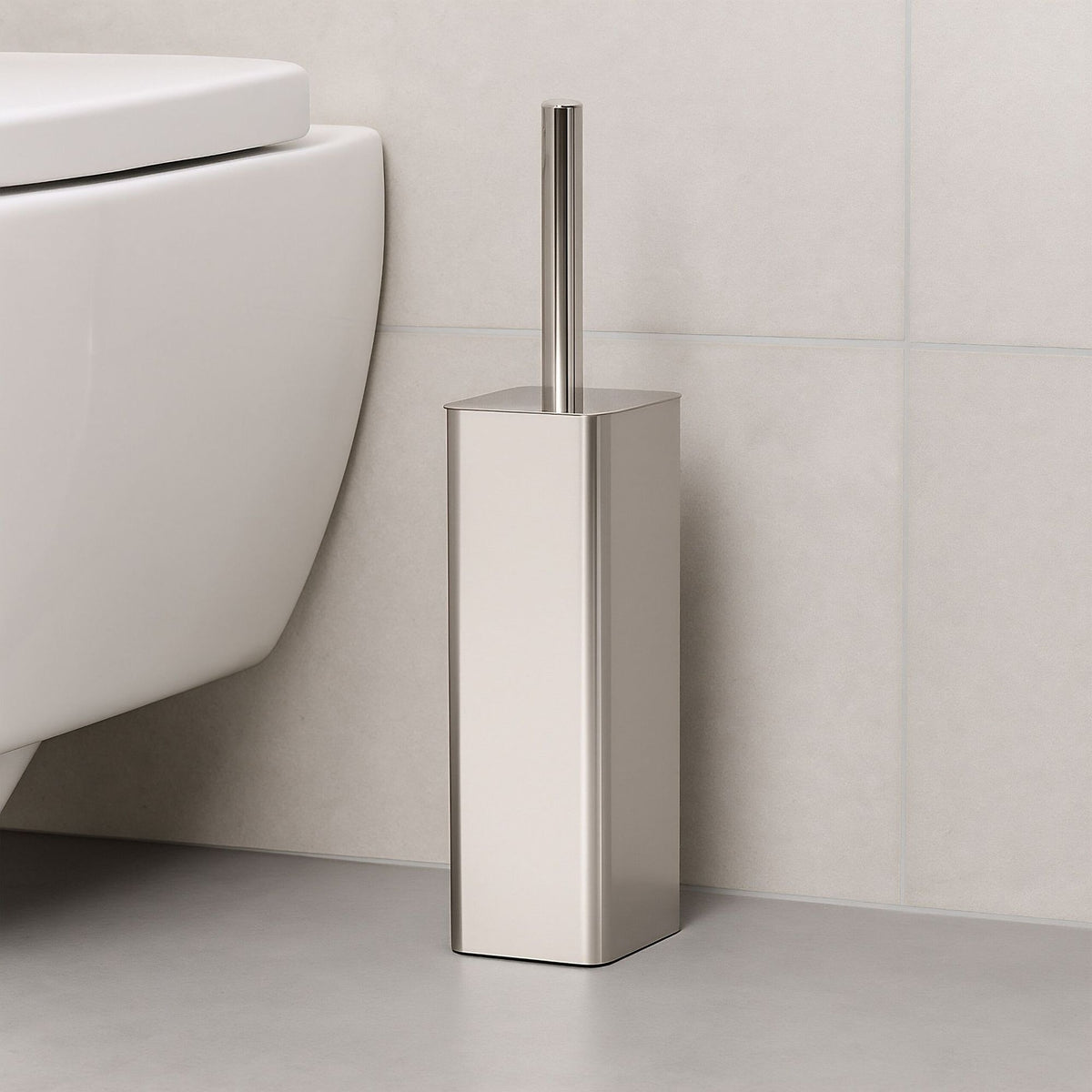 Stainless Steel Toilet Brush Set with Holder