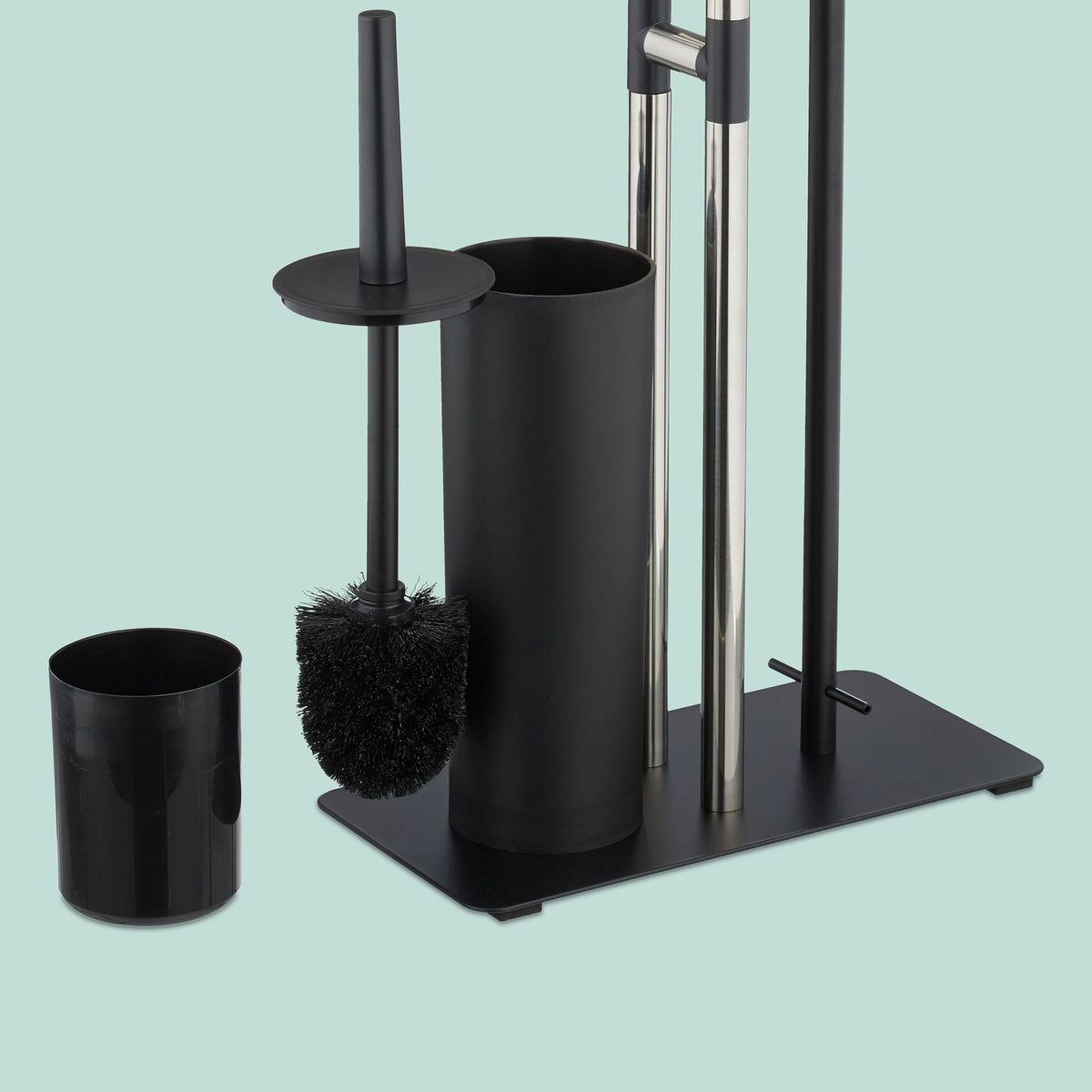 Stainless Steel Toilet Kit with Shelf and Holder