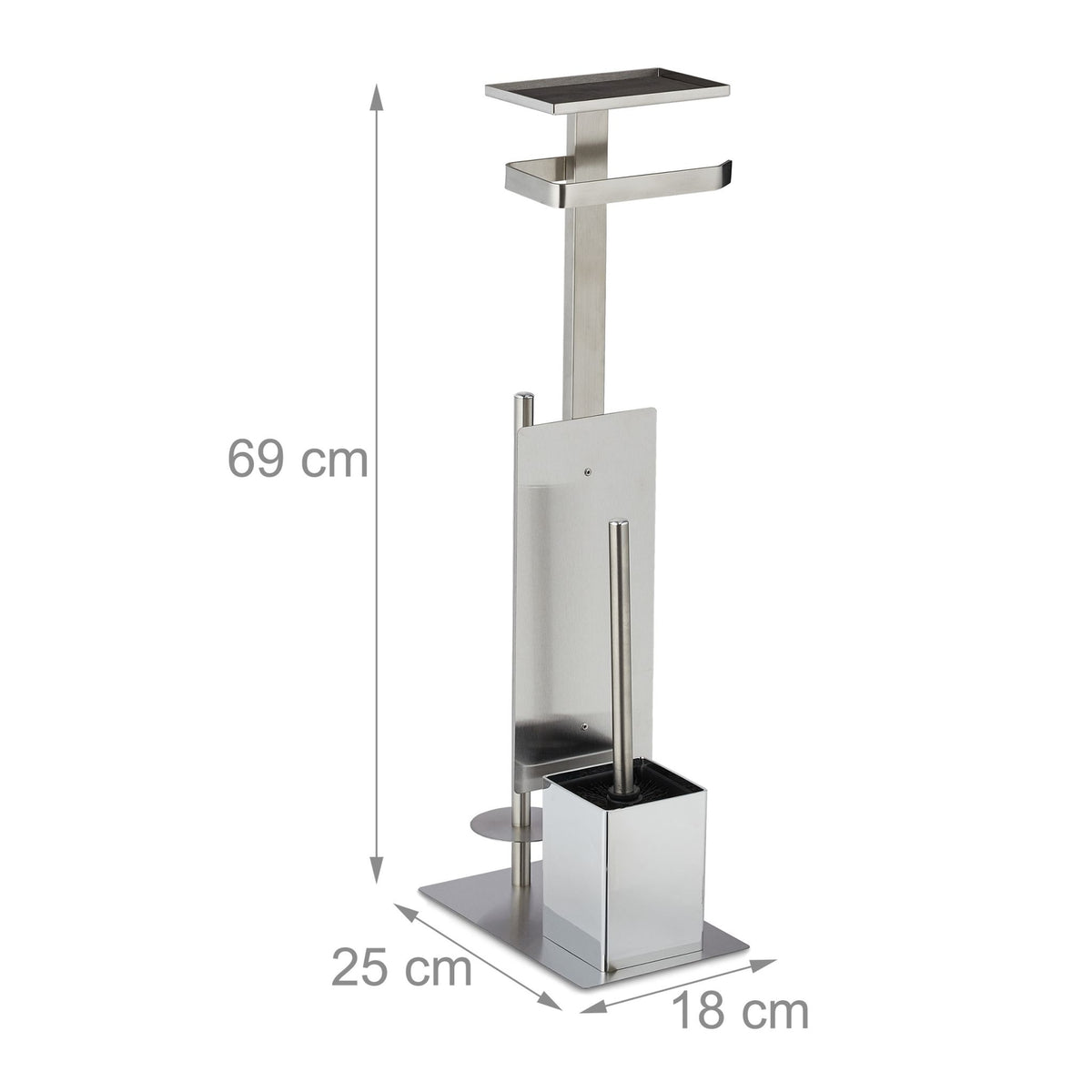 Stainless Steel Toilet Set with Tray