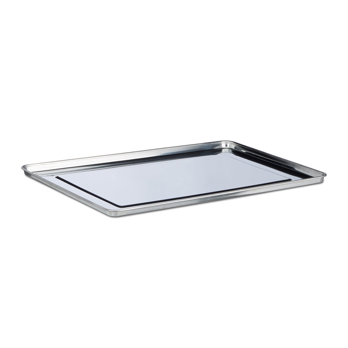 Stainless steel dish rack with glass holder