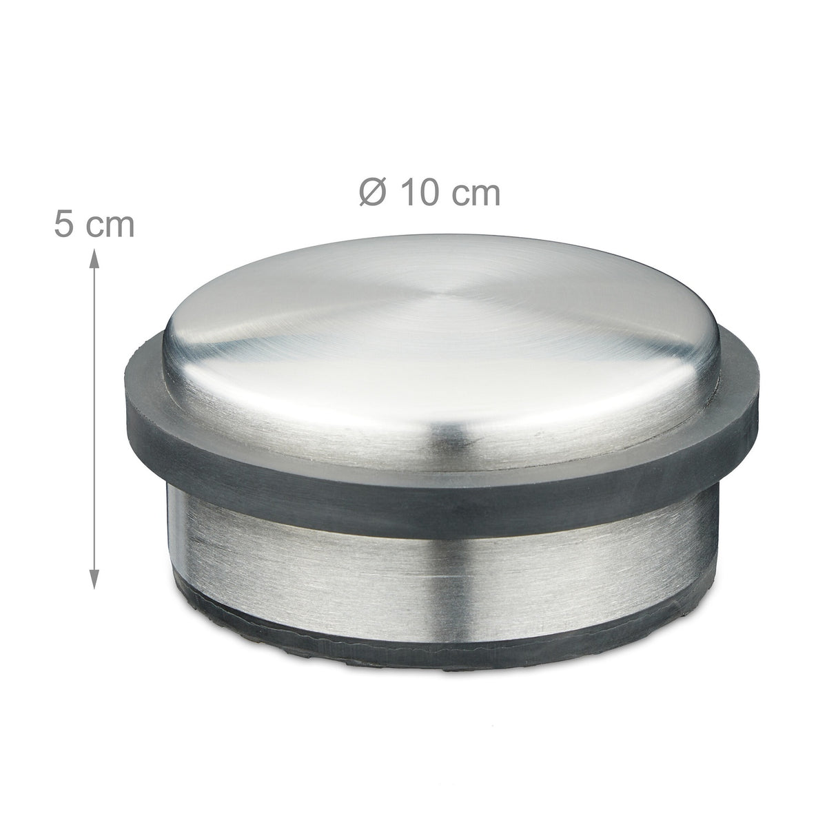 Stainless steel door stopper, set of 2