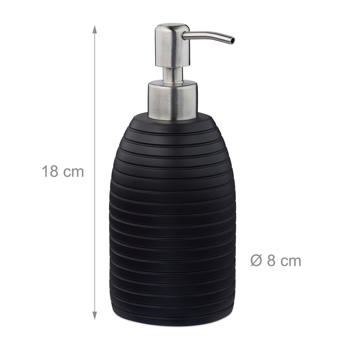 Stainless steel soap pump