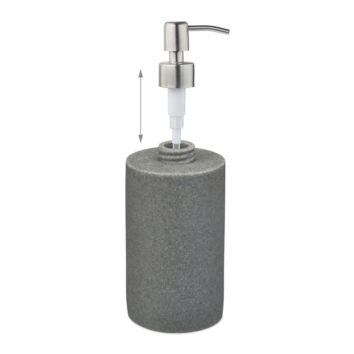 Stainless steel soap pump