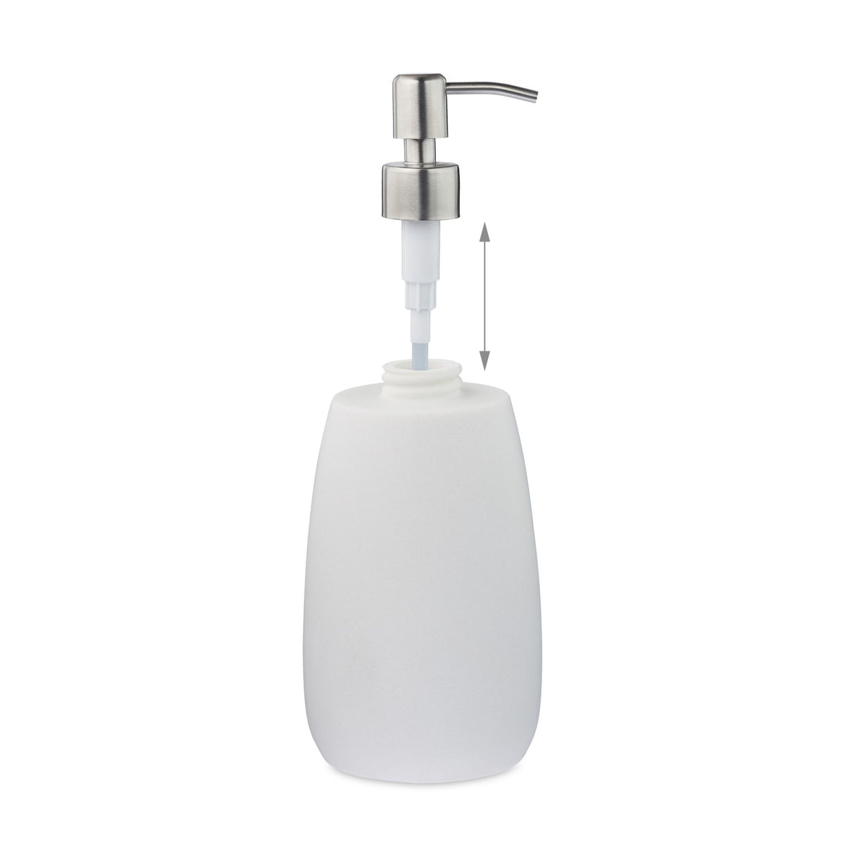 Stainless steel soap pump