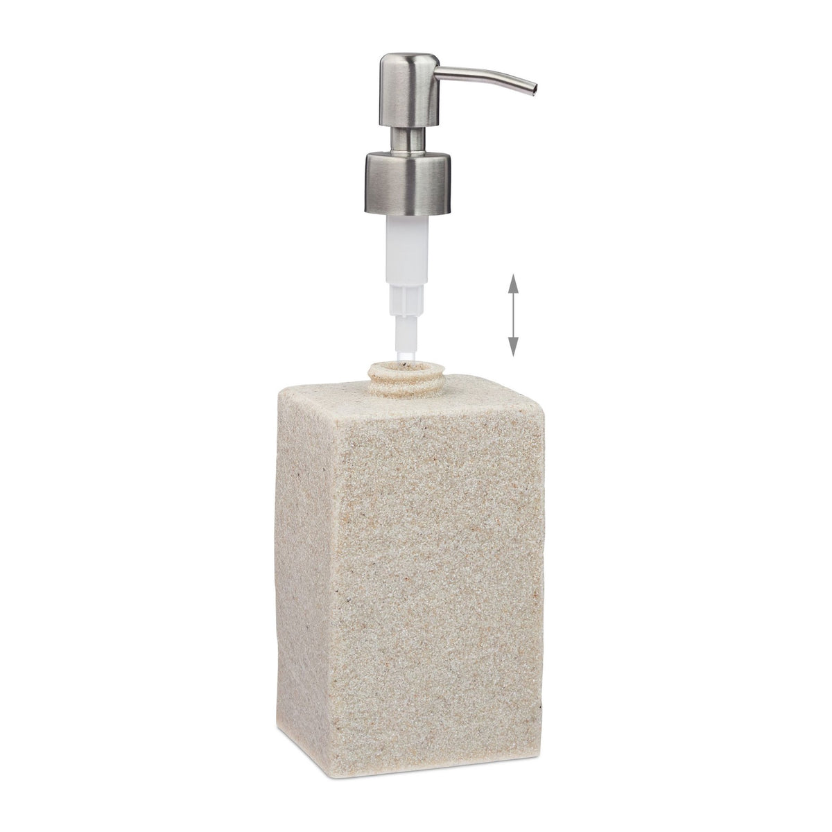 Stainless steel soap pump