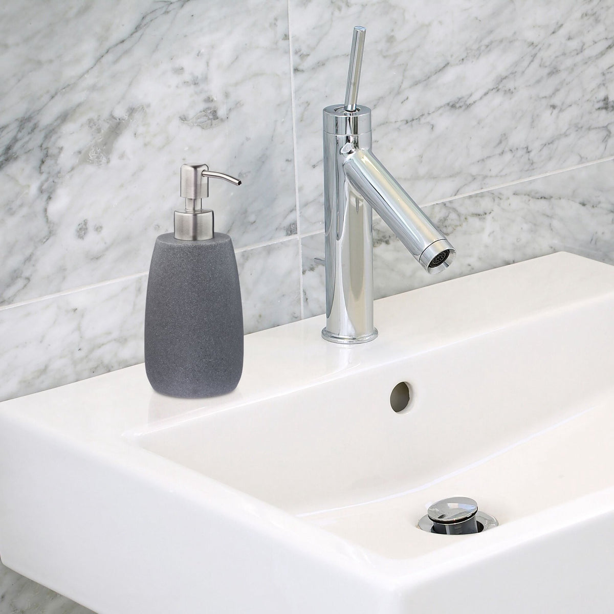 Stainless steel soap pump