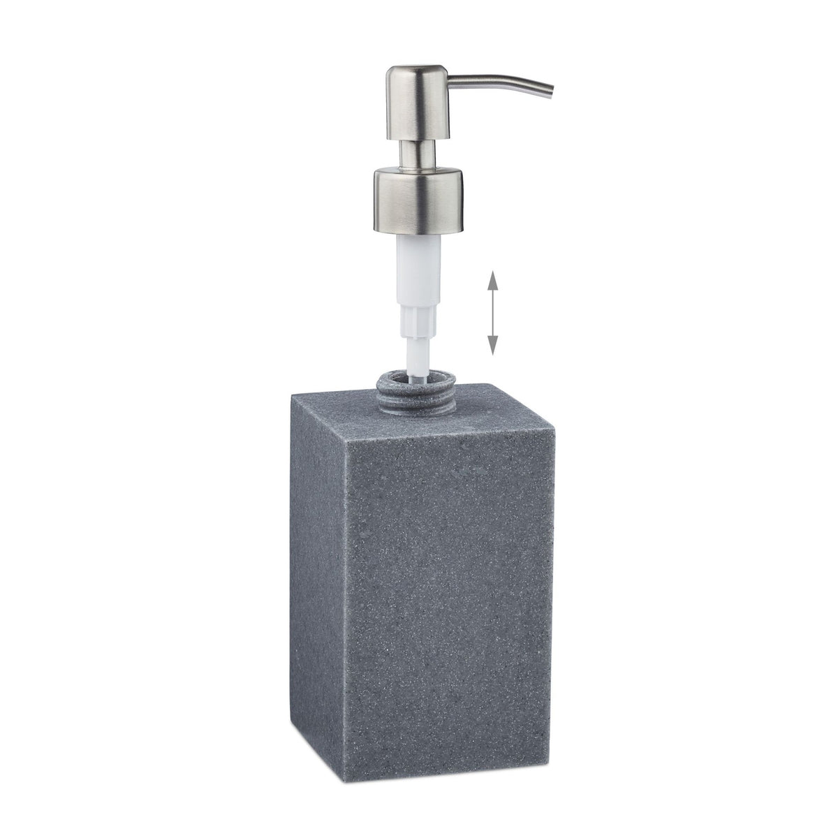 Stainless steel soap pump
