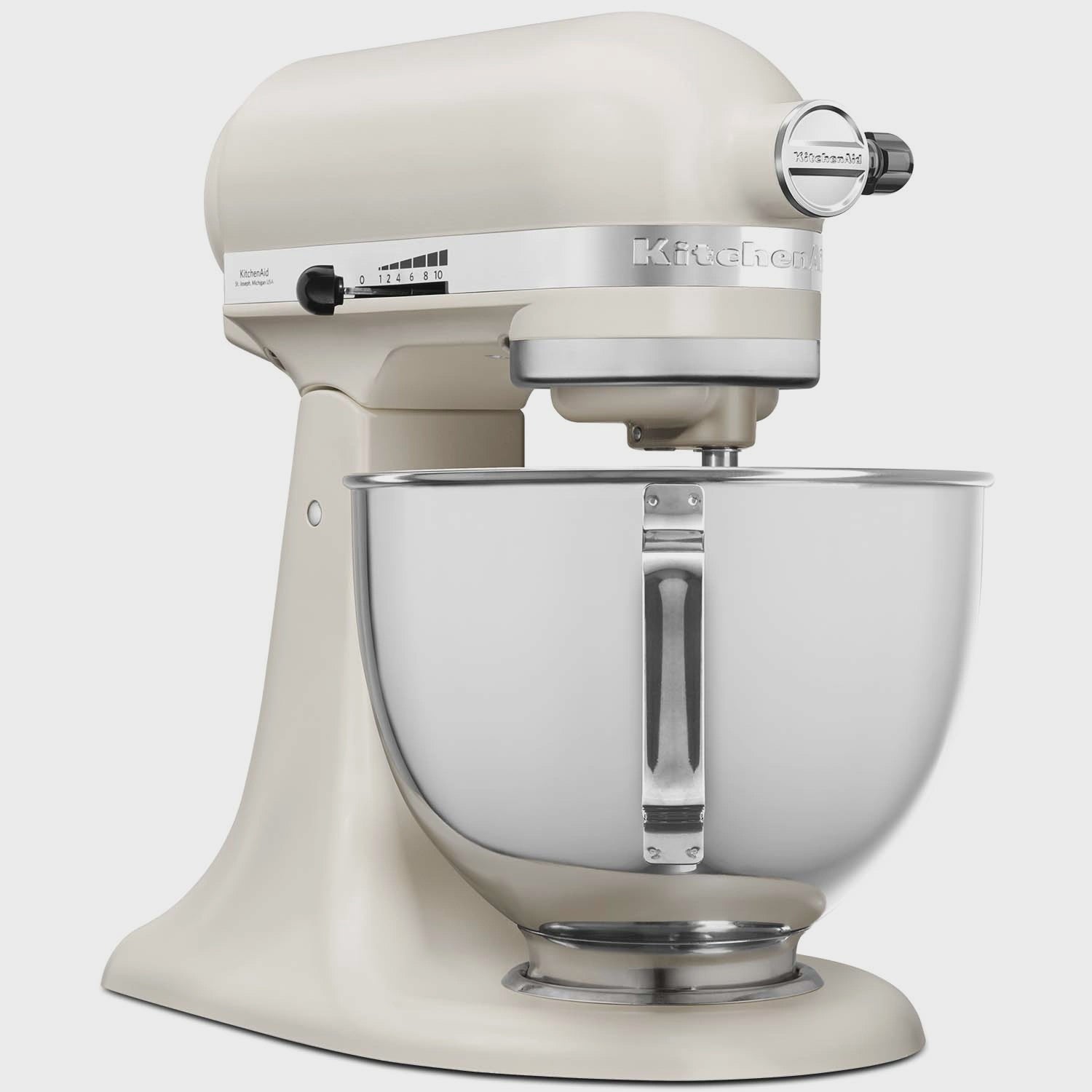 Stand Mixer 4.3L Porcelain White, Stainless Steel Bowl