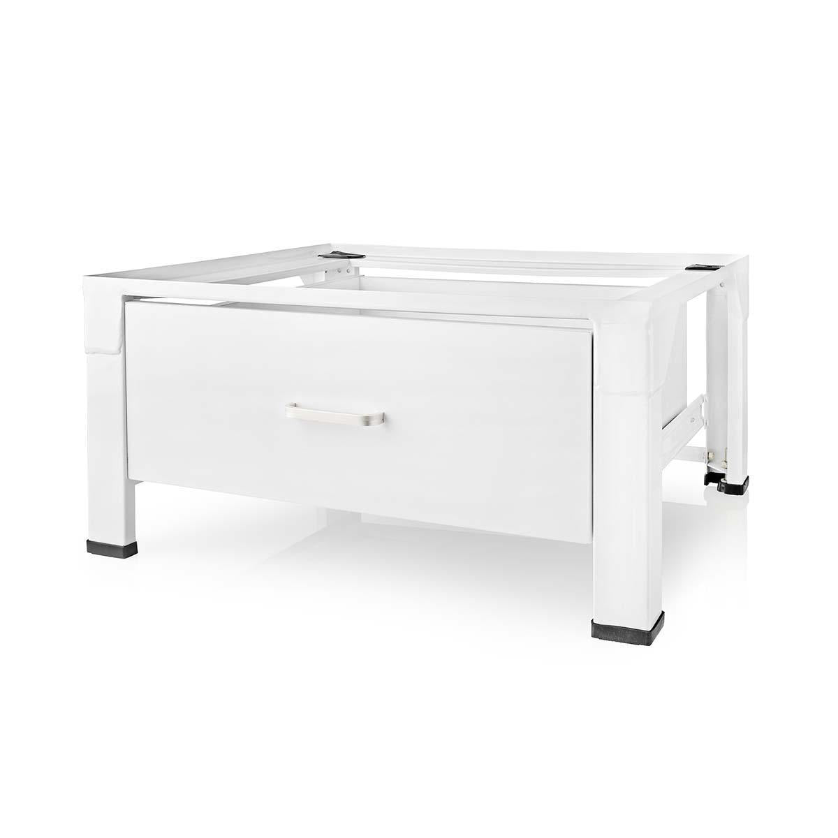 Stand for Washing Machine & Dryer | Drawer | 150 kg | White