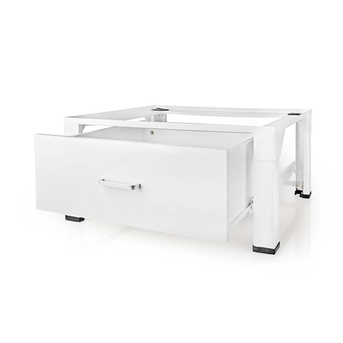 Stand for Washing Machine & Dryer | Drawer | 150 kg | White