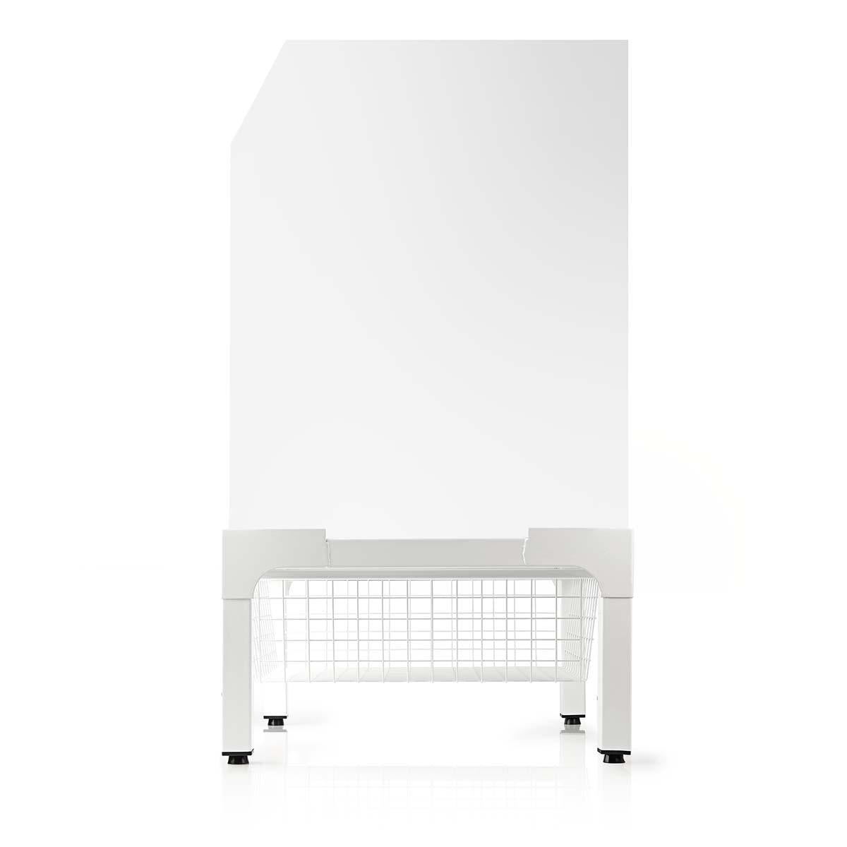 Stand for Washing Machine & Dryer | Wire basket | 200 kg | White