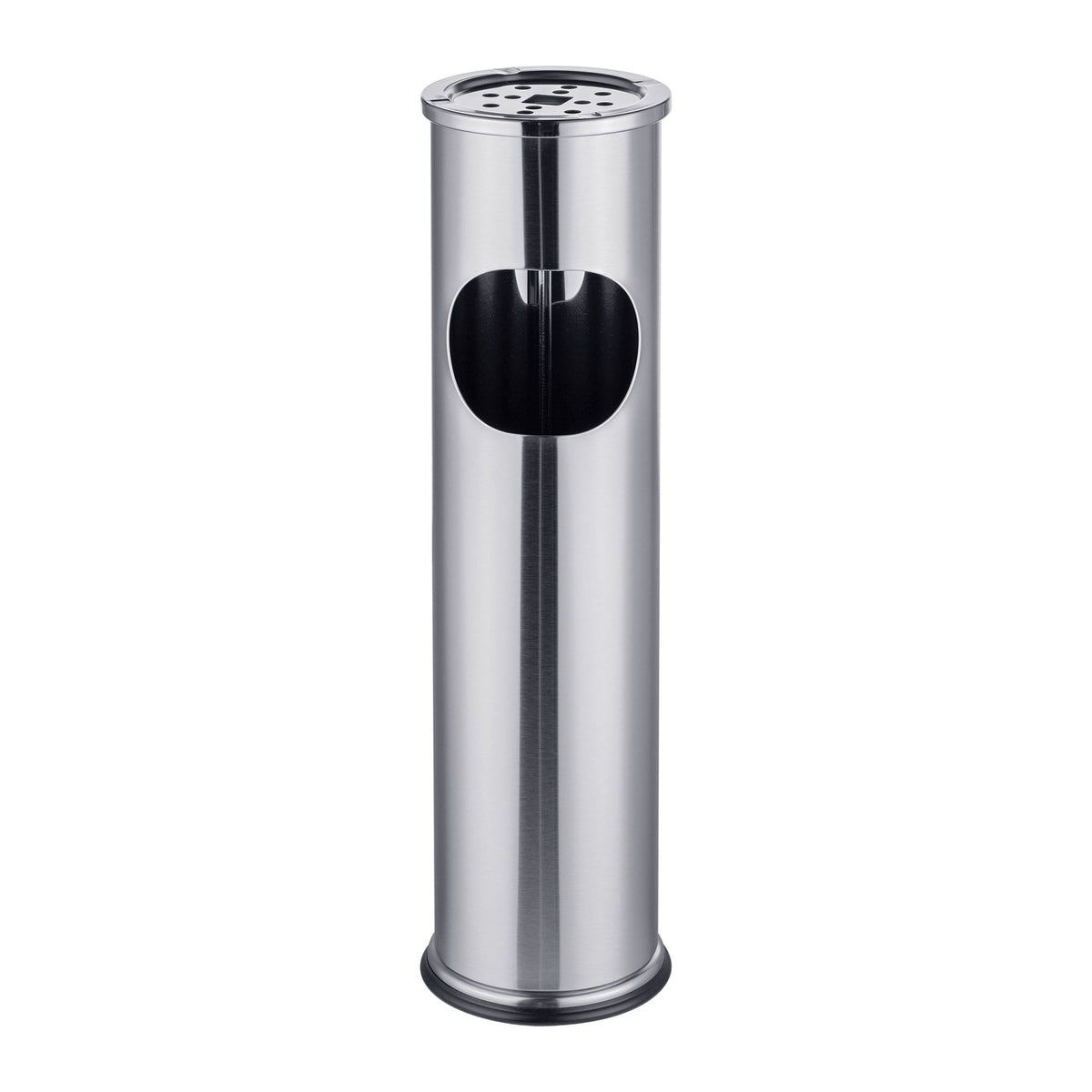 Standing Ashtray with 8L Bin – Stainless Steel