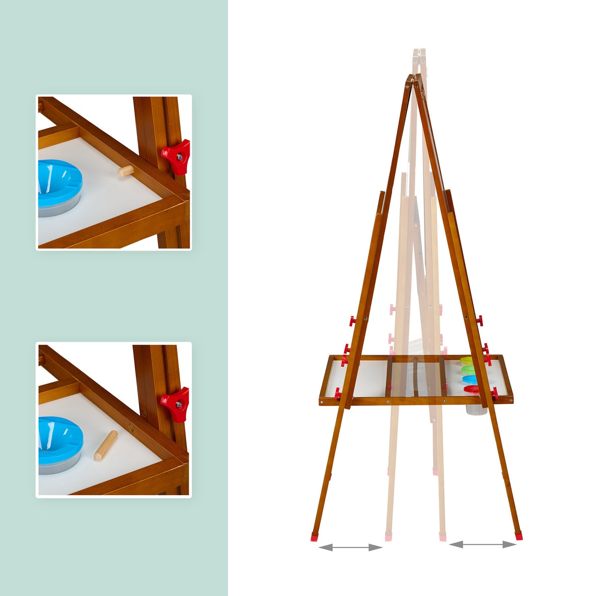 Standing children's easel 3 in 1