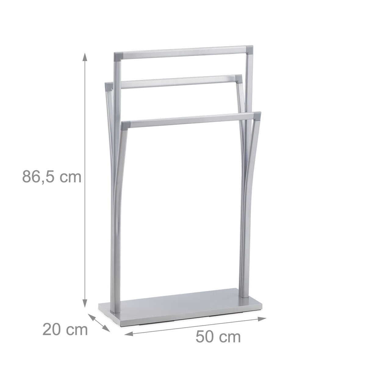 Standing towel rail