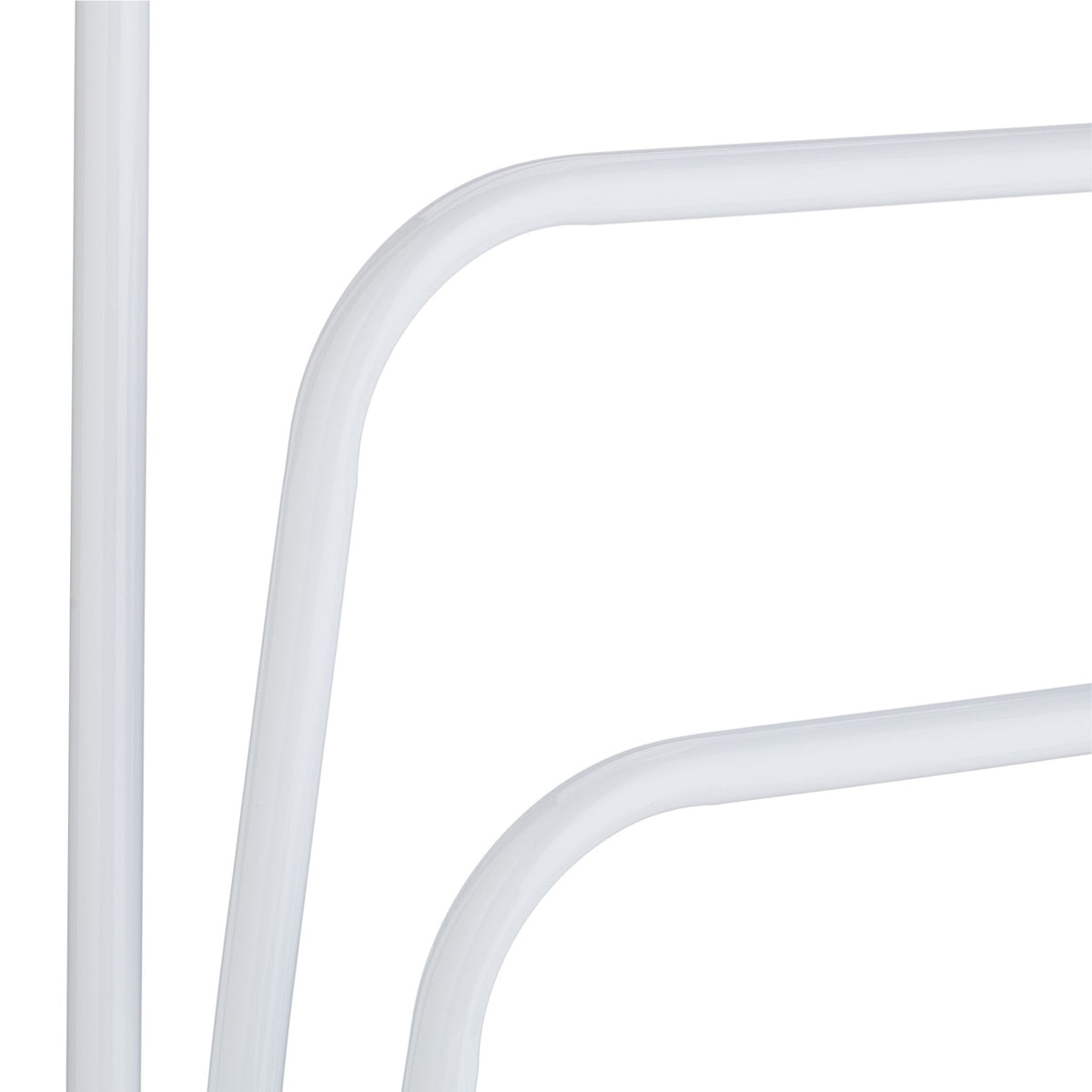 Standing towel rail in white