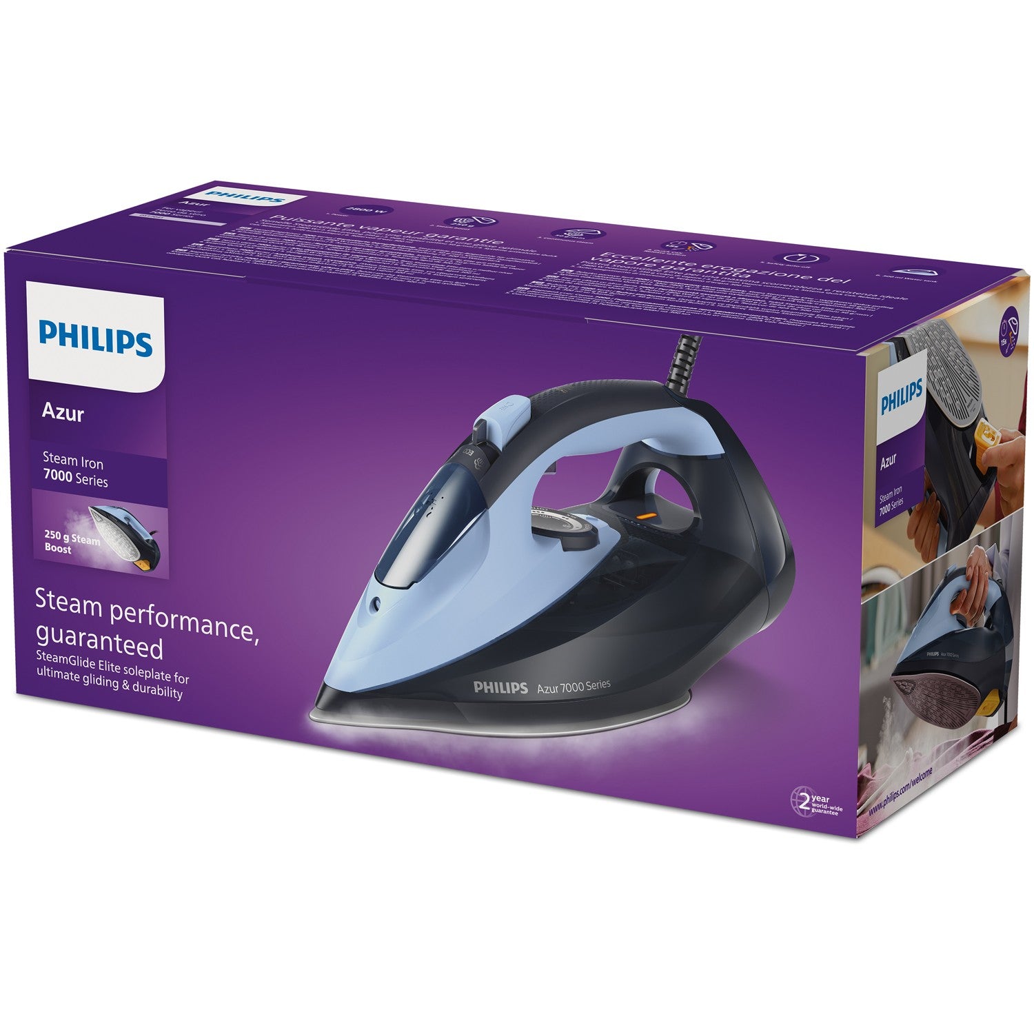 Steam iron DST7041/21 7000 Series Steamglide Elite soleplate