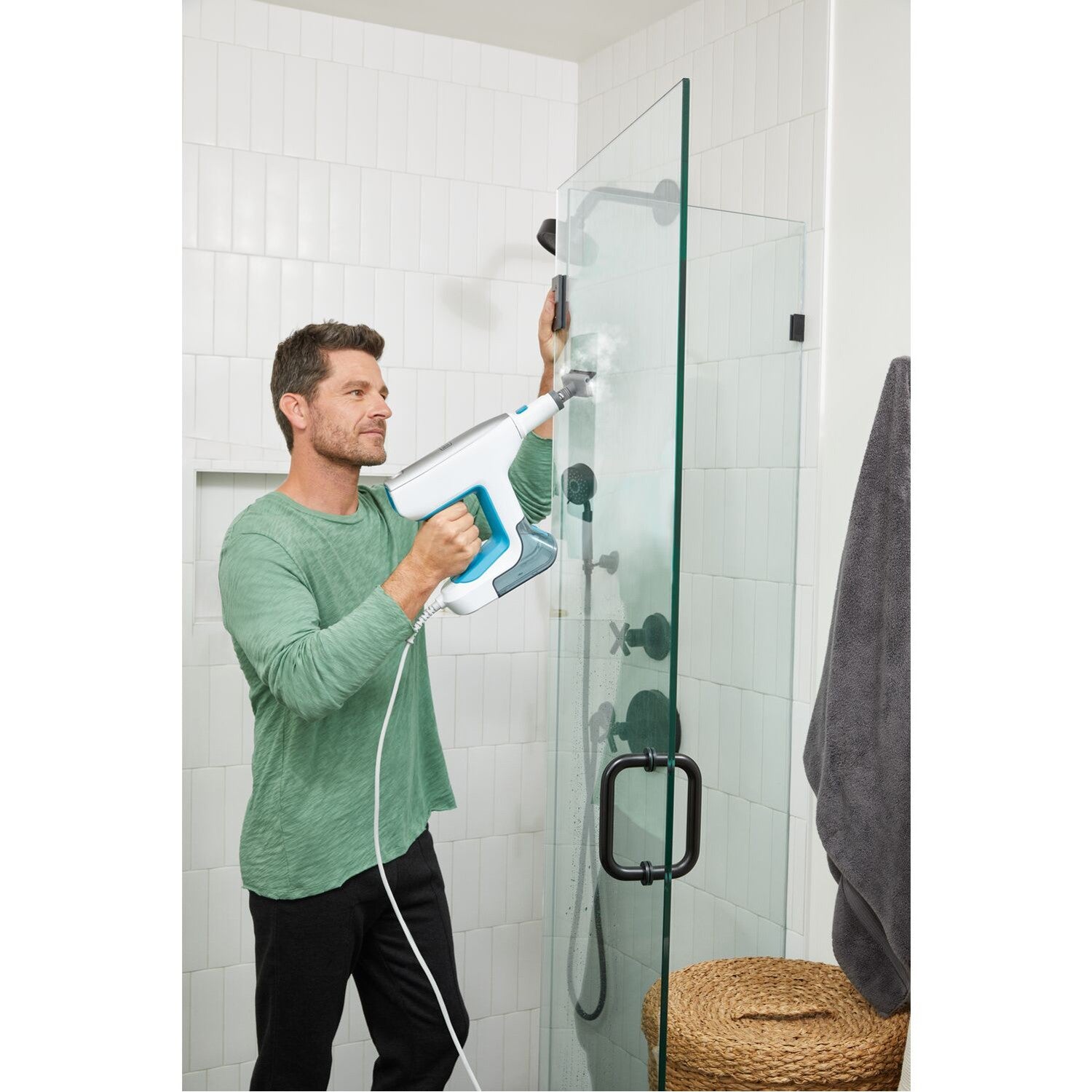 Steam mop 1500W Steam system 8 accessories