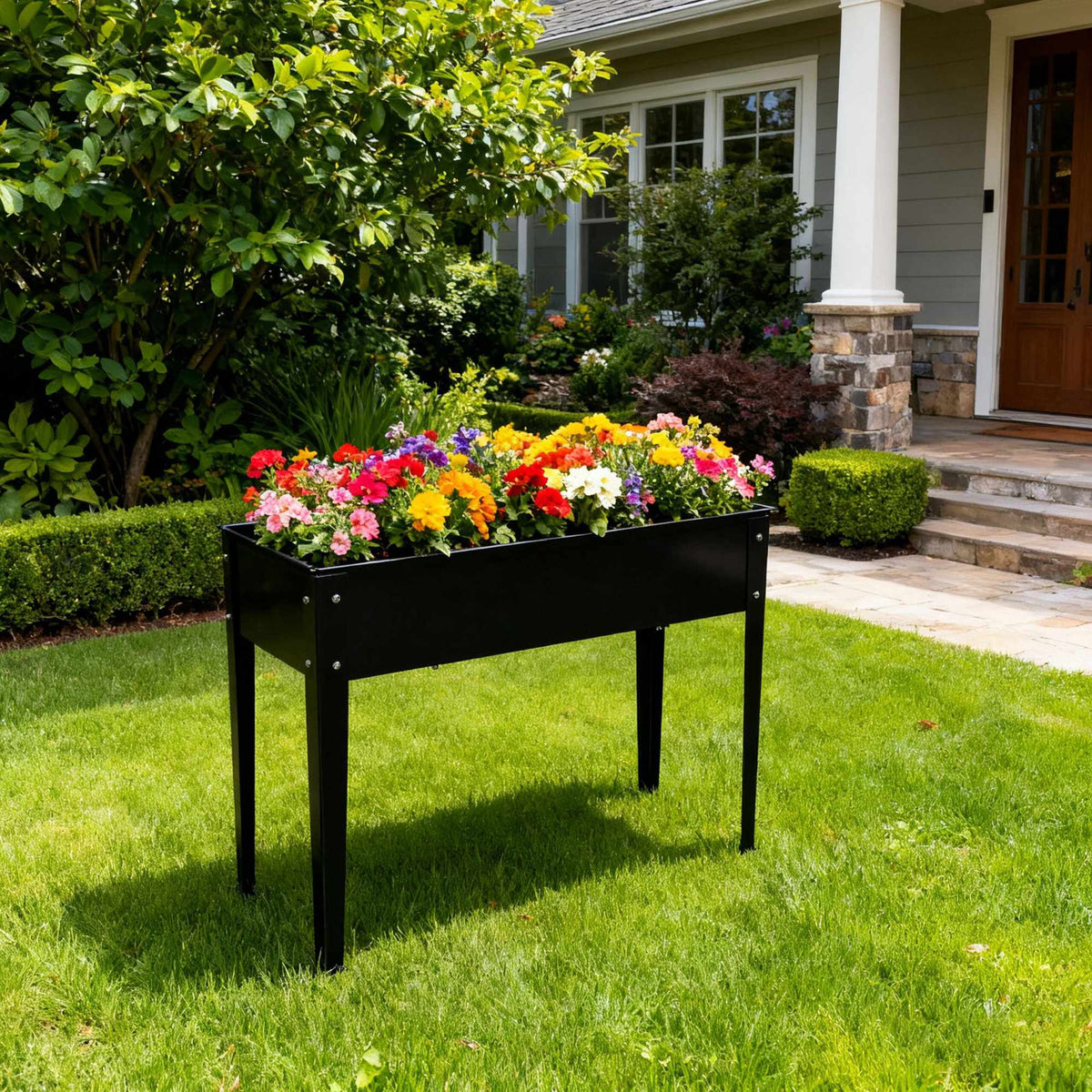 Steel Raised Garden Bed – Rust-Resistant, Outdoor Planter