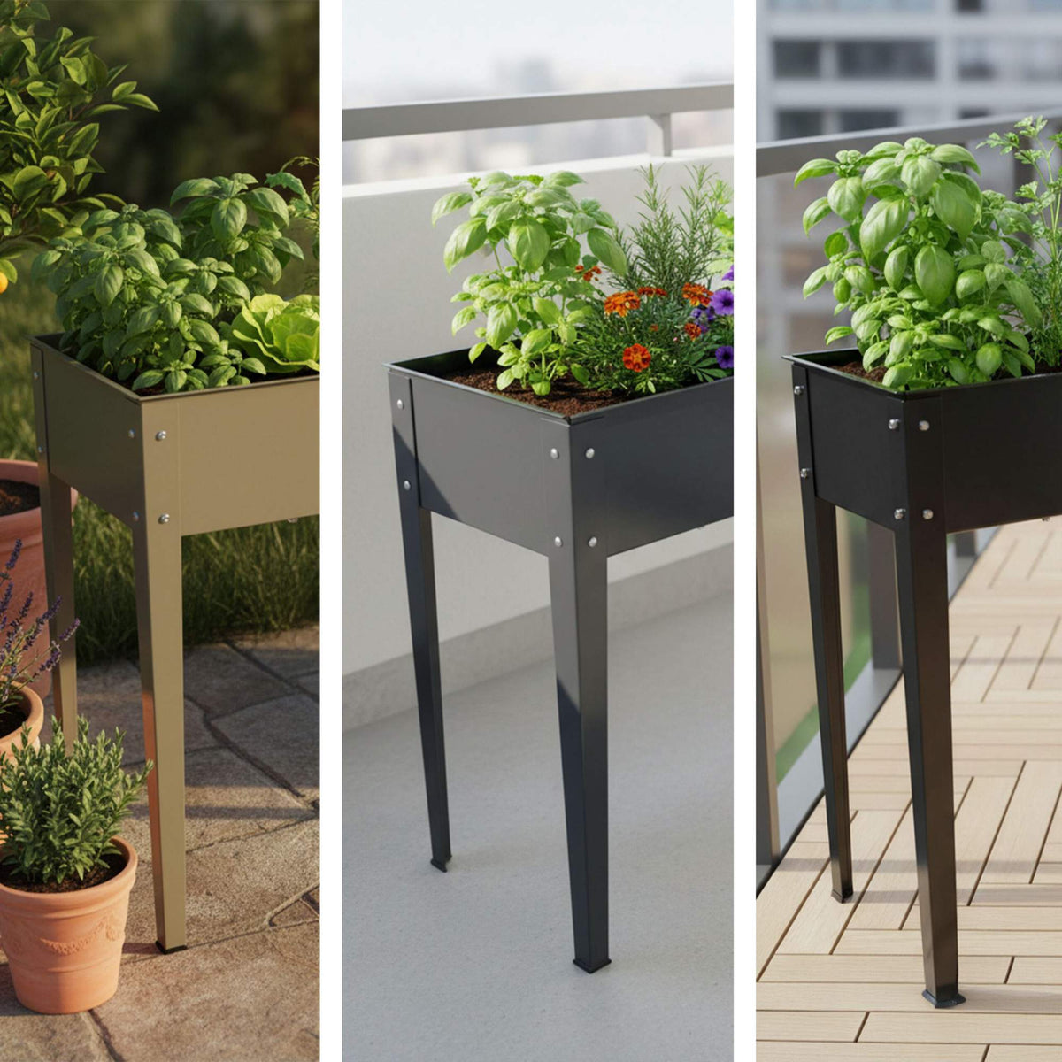 Steel Raised Garden Bed – Rust-Resistant, Outdoor Planter
