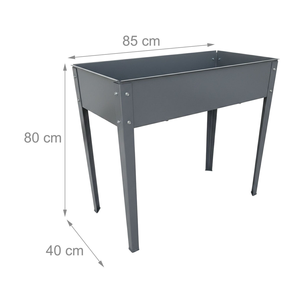 Steel Raised Garden Bed – Rust-Resistant, Outdoor Use