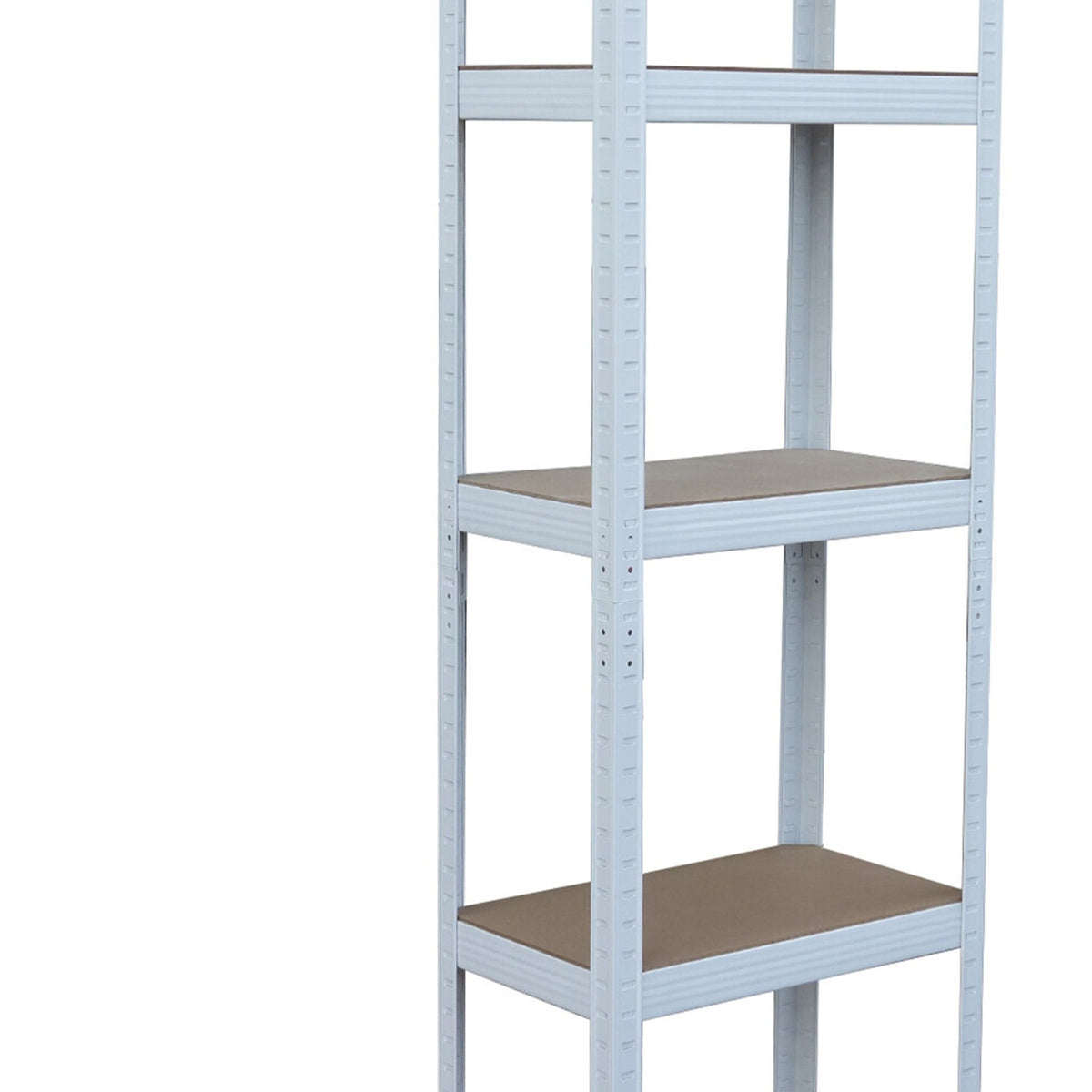 Steel Storage Rack, Heavy-Duty, 5 Adjustable Shelves