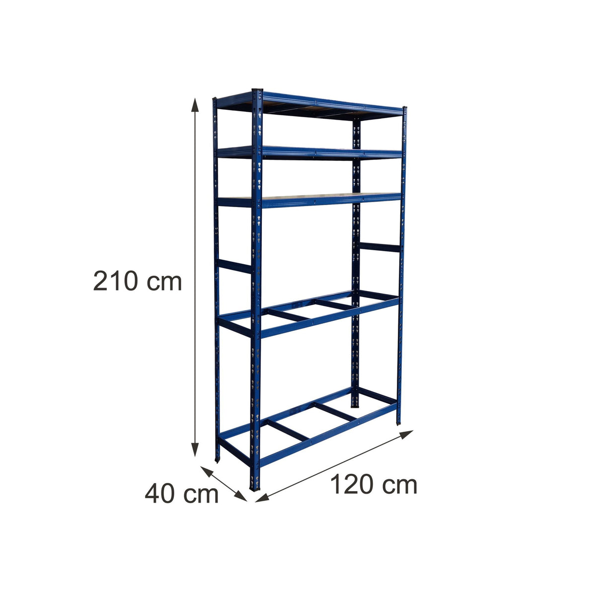 Steel Tire Rack, 3 Shelves – Adjustable Garage Storage