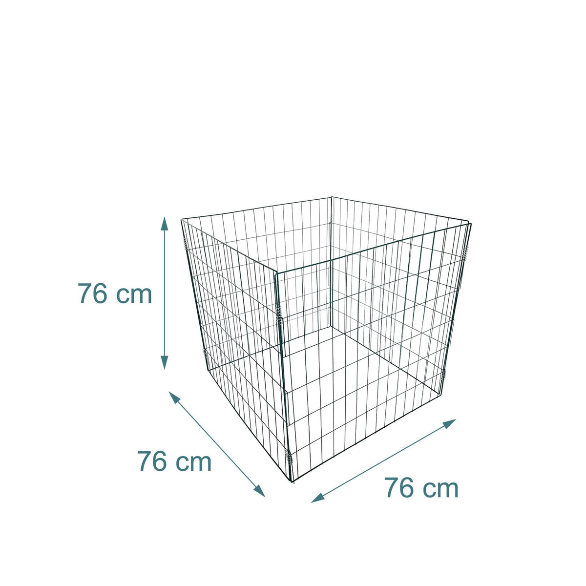 Steel Wire Mesh Garden Composters, 2-Piece Set