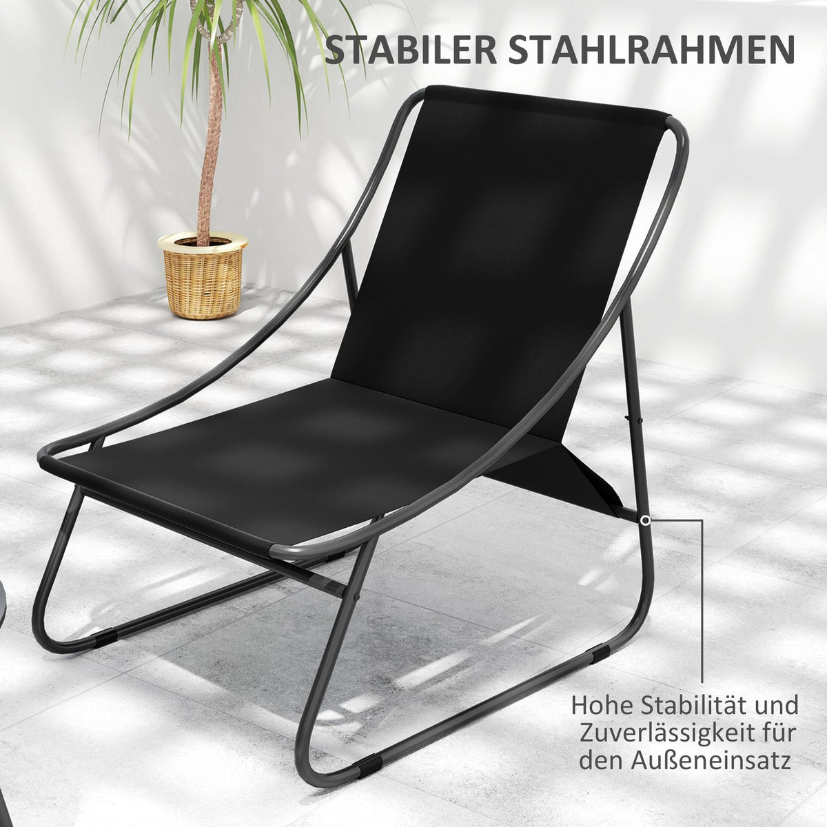 Steel garden furniture set for 4 people, weatherproof balcony furniture set with 2 sofas, armchairs, side table, seat cushion, outdoor seating group, patio furniture, garden set for garden, terrace, balcony, gray