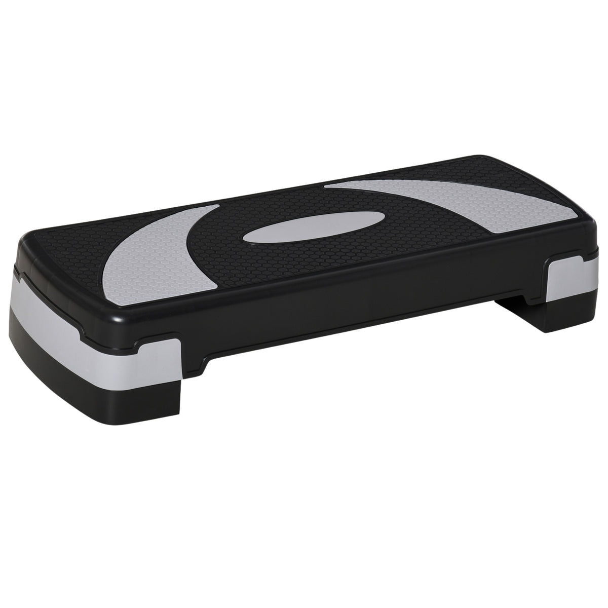 Stepping Board Aerobic Stepper Height Adjustable With 3 Levels (10/15/20 Cm), Fitness Exercise Bike, Up To 150 Kg, 80X31X10-20 Cm