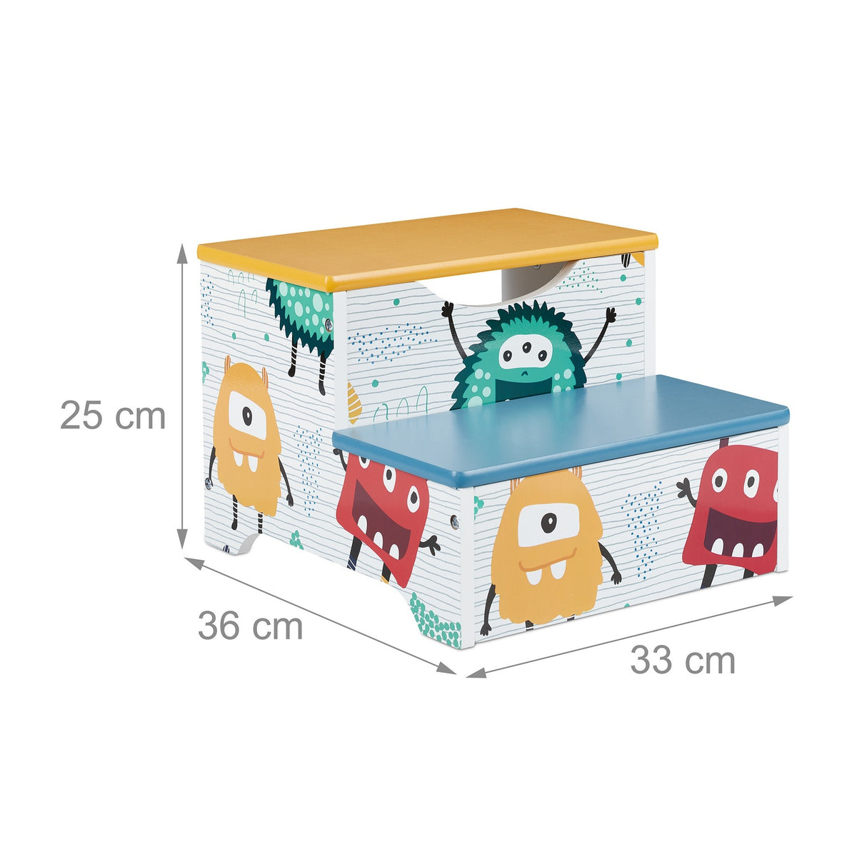 Step stool for children Monster