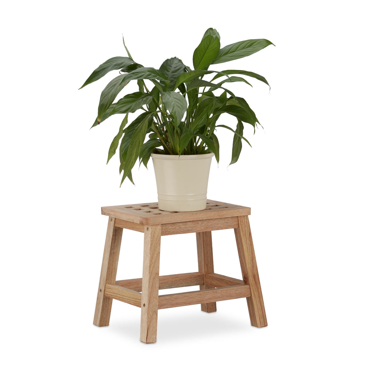 Step stool walnut