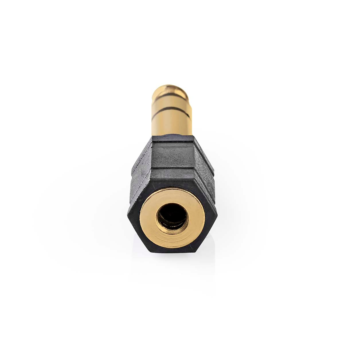 Stereo Audio Adapter | 6.35 mm Male | 3.5 mm Female | Gold Plated | Straight | ABS | Anthracite | 1 pc. | Box