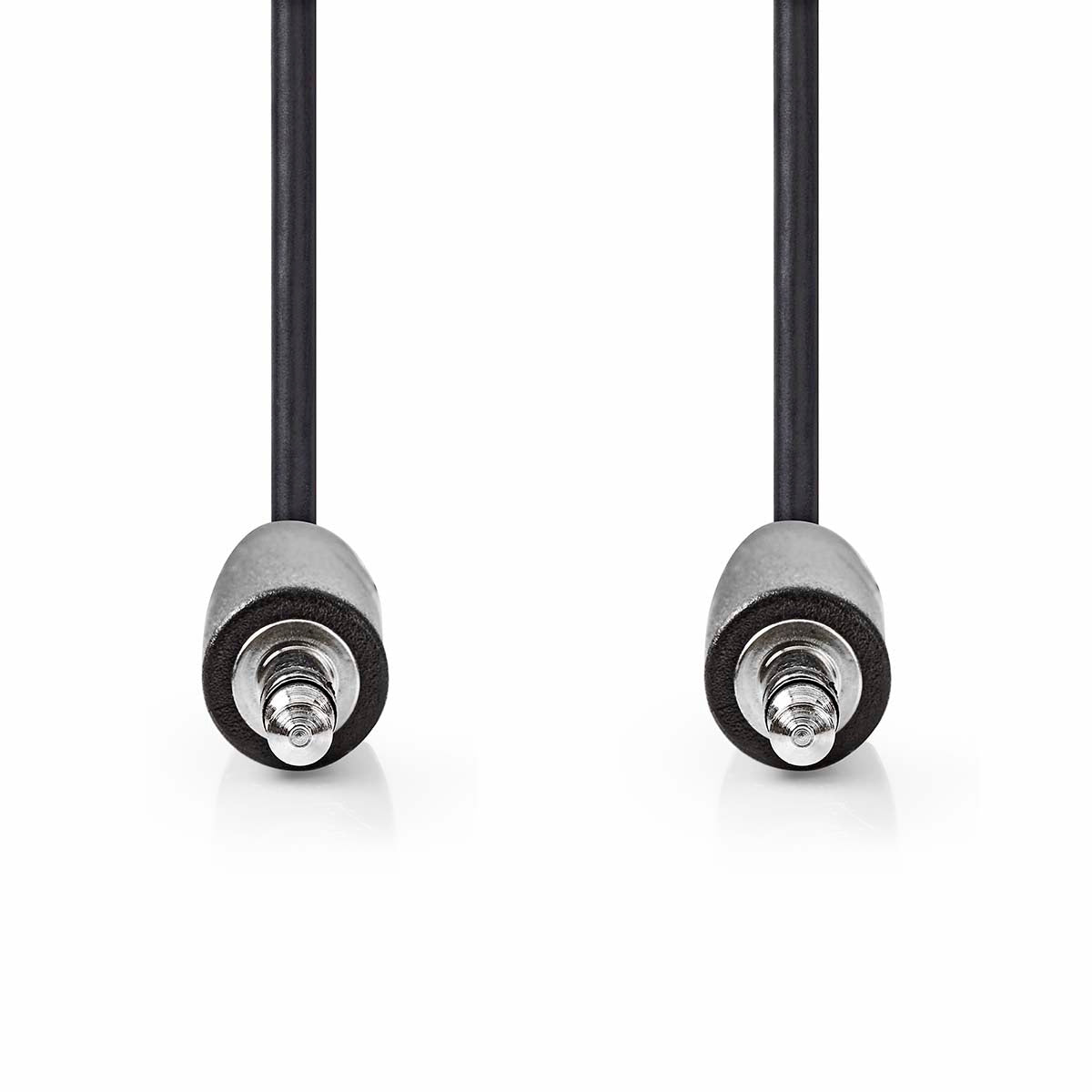 Stereo Audio Cable | 3.5 mm Male | 3.5 mm Male | Nickel Plated | 1.00 m | Round | Black | Box