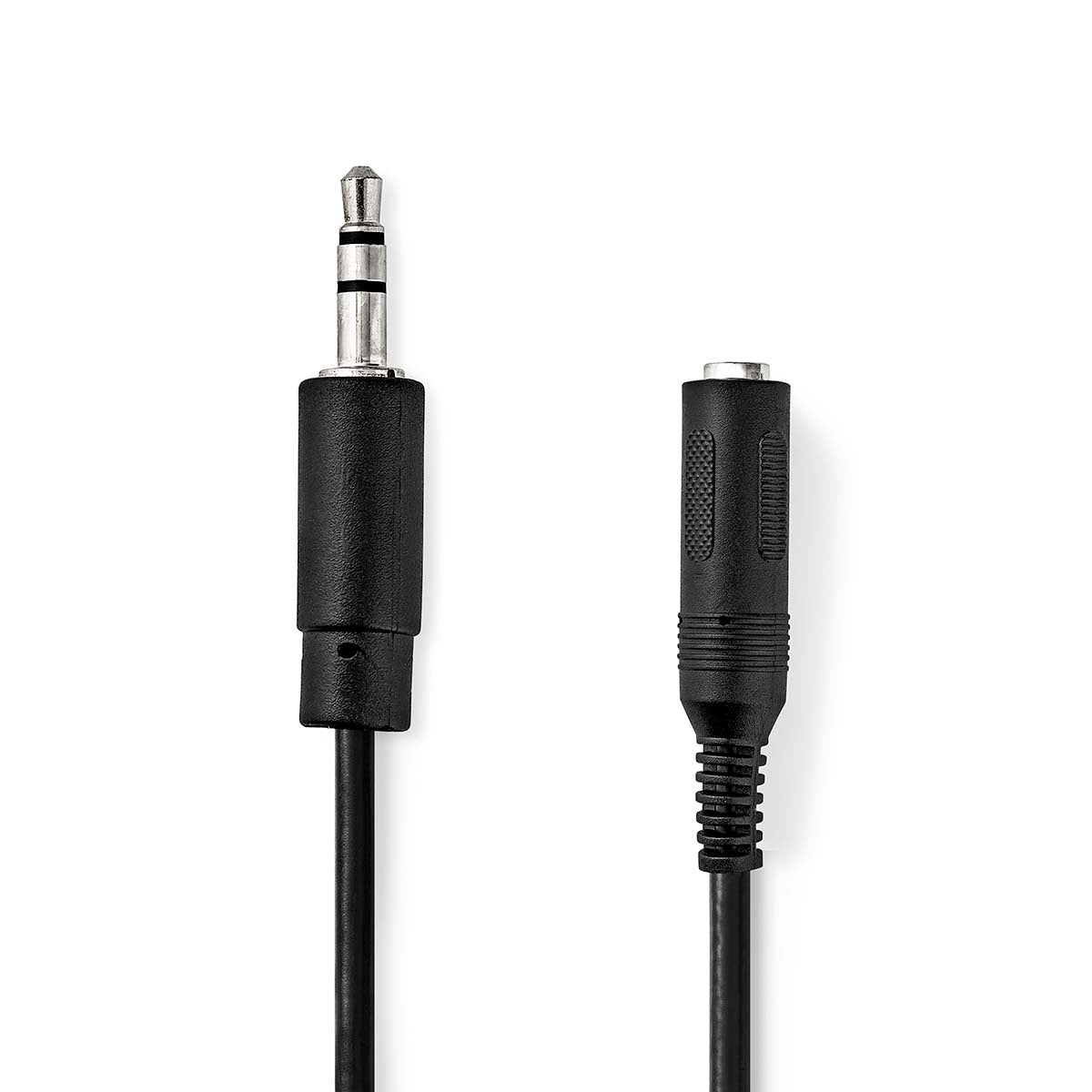 Stereo Audio Cable | 3.5 mm Male | 6.35 mm Female | Nickel Plated | 0.20 m | Round | Blisters