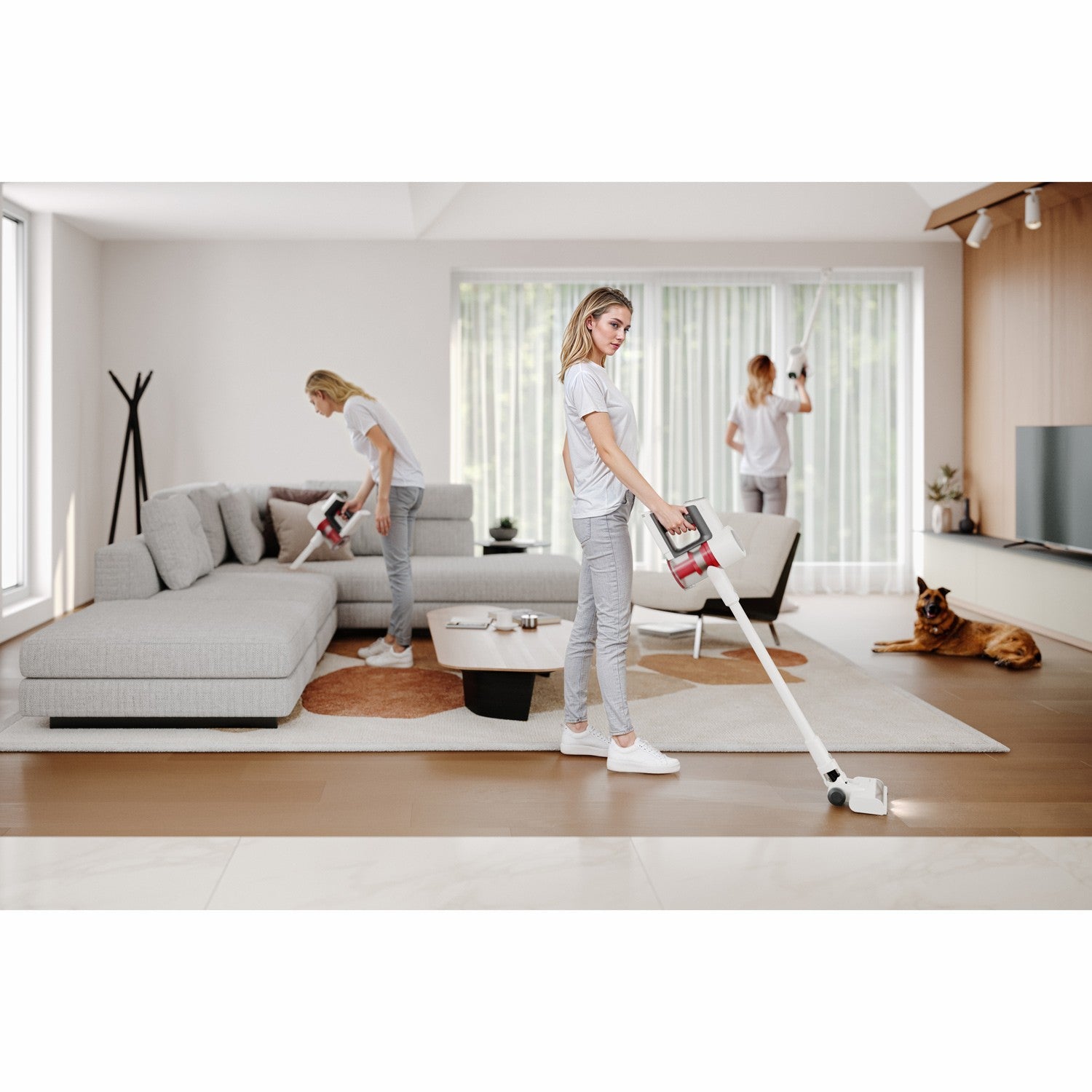 Stick vacuum cleaner VC-SV12AEU-W 2 batteries 26.5V 150W