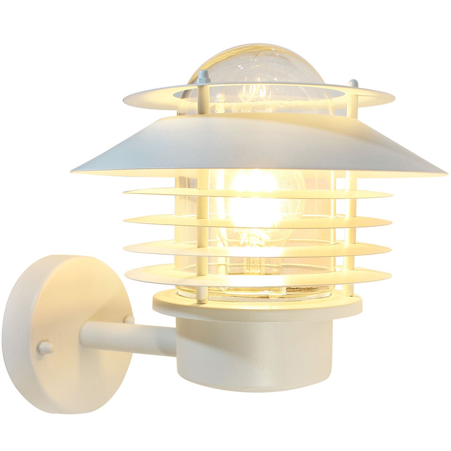 Stig Up Wall light E27 socket IP44 White