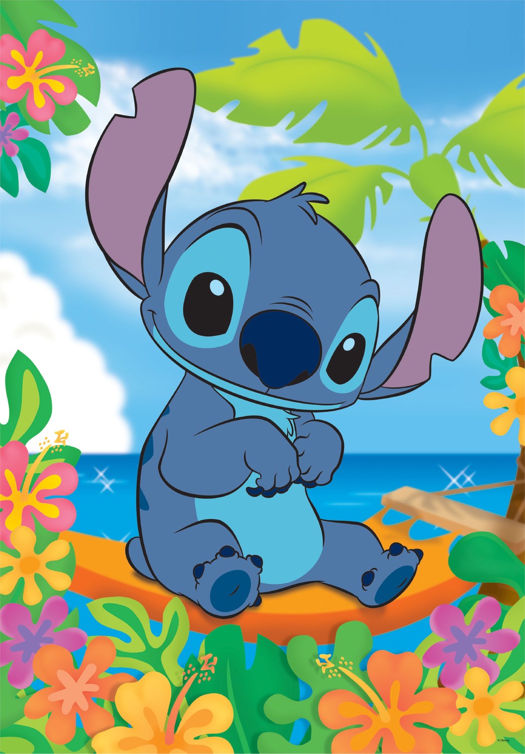 Stitch Puzzle, 104 Pieces, Ages 6+