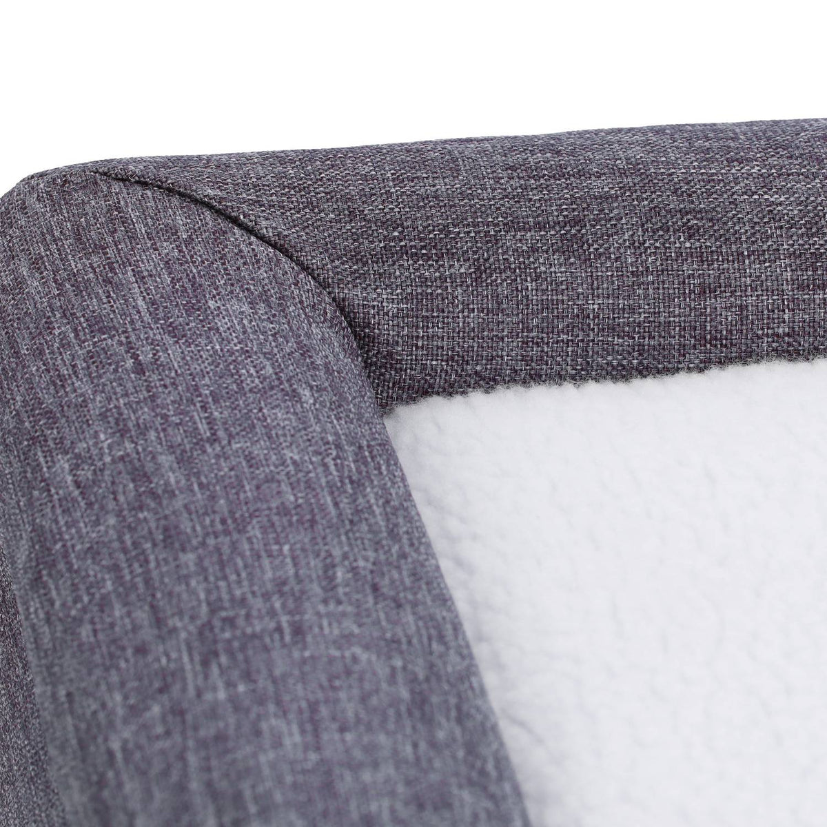 Stool with cat hole in grey