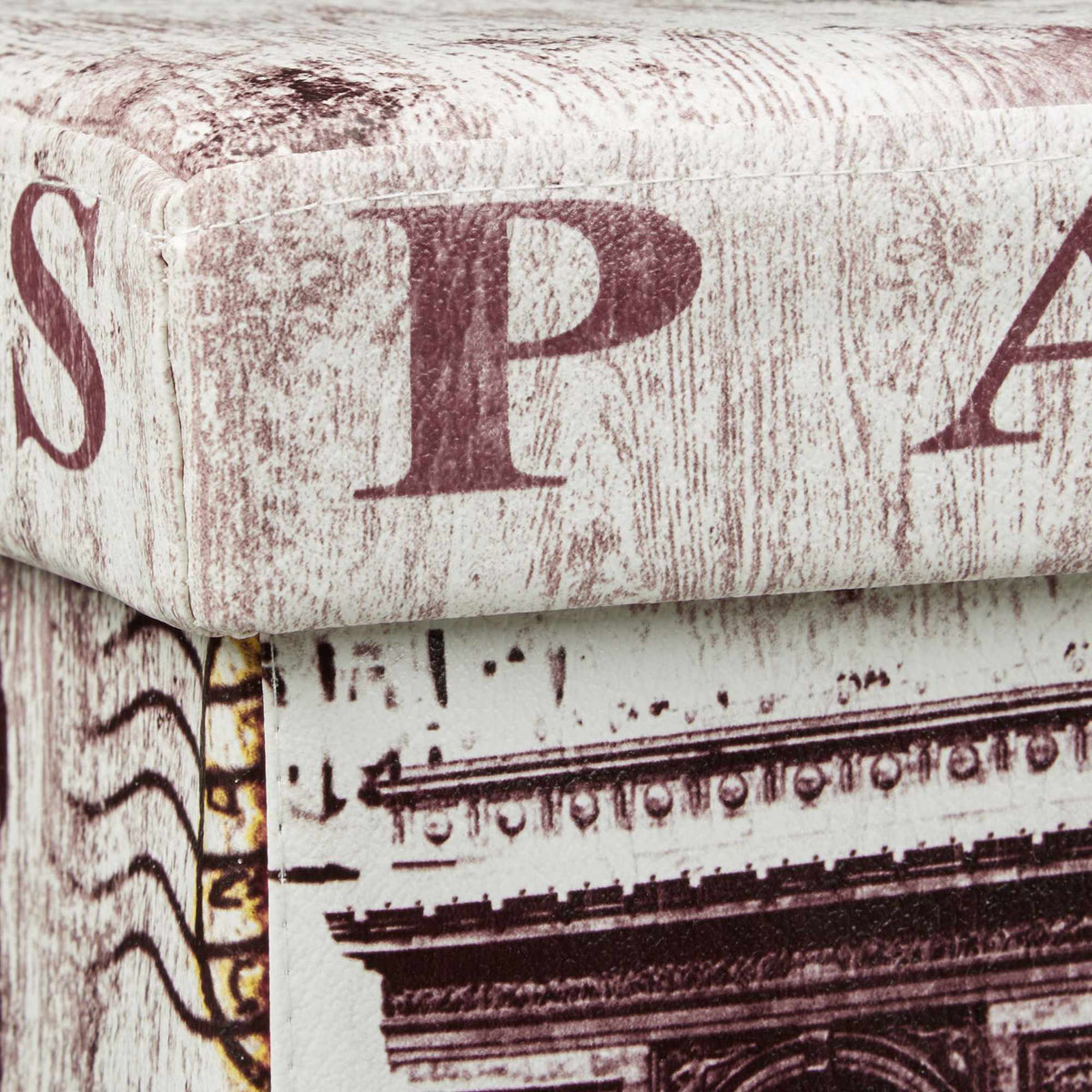 Stool with storage space Trend motif