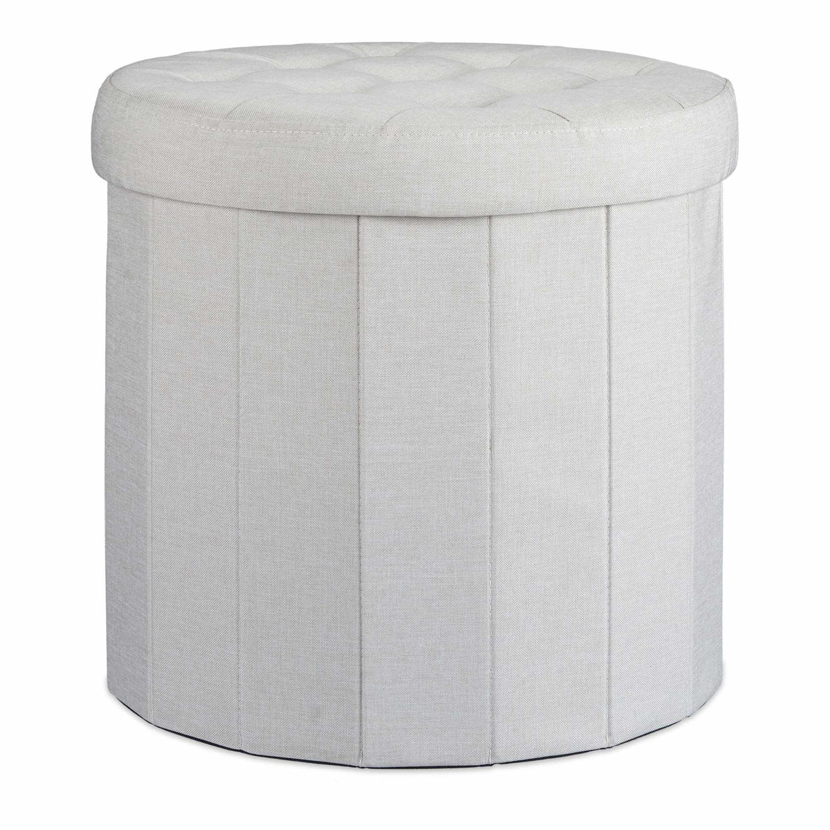 Stool with storage space size L round