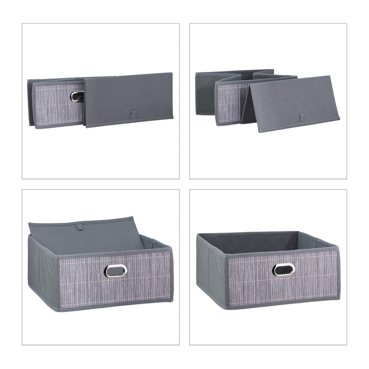 Storage basket Bamboo Flat