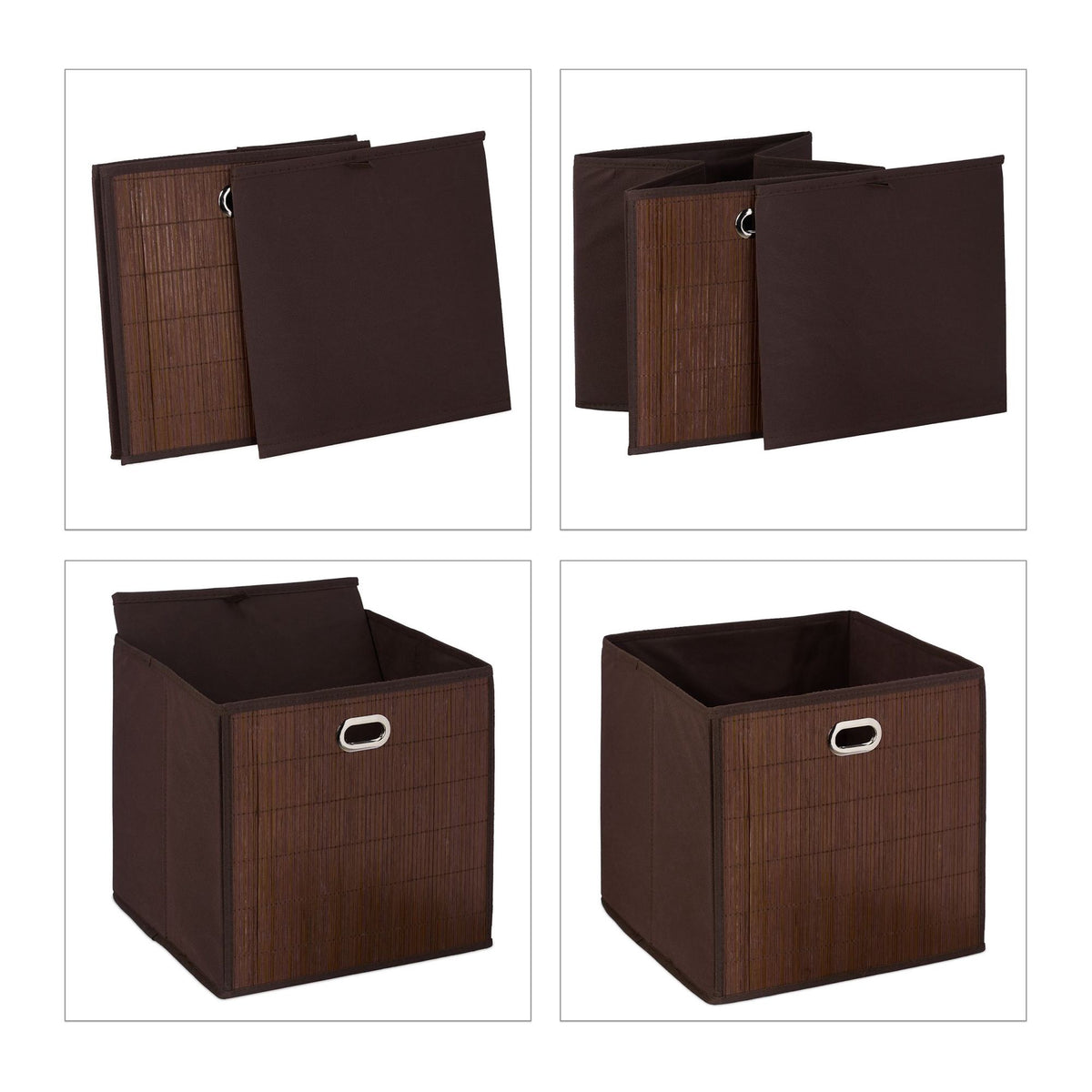 Storage basket Bamboo High