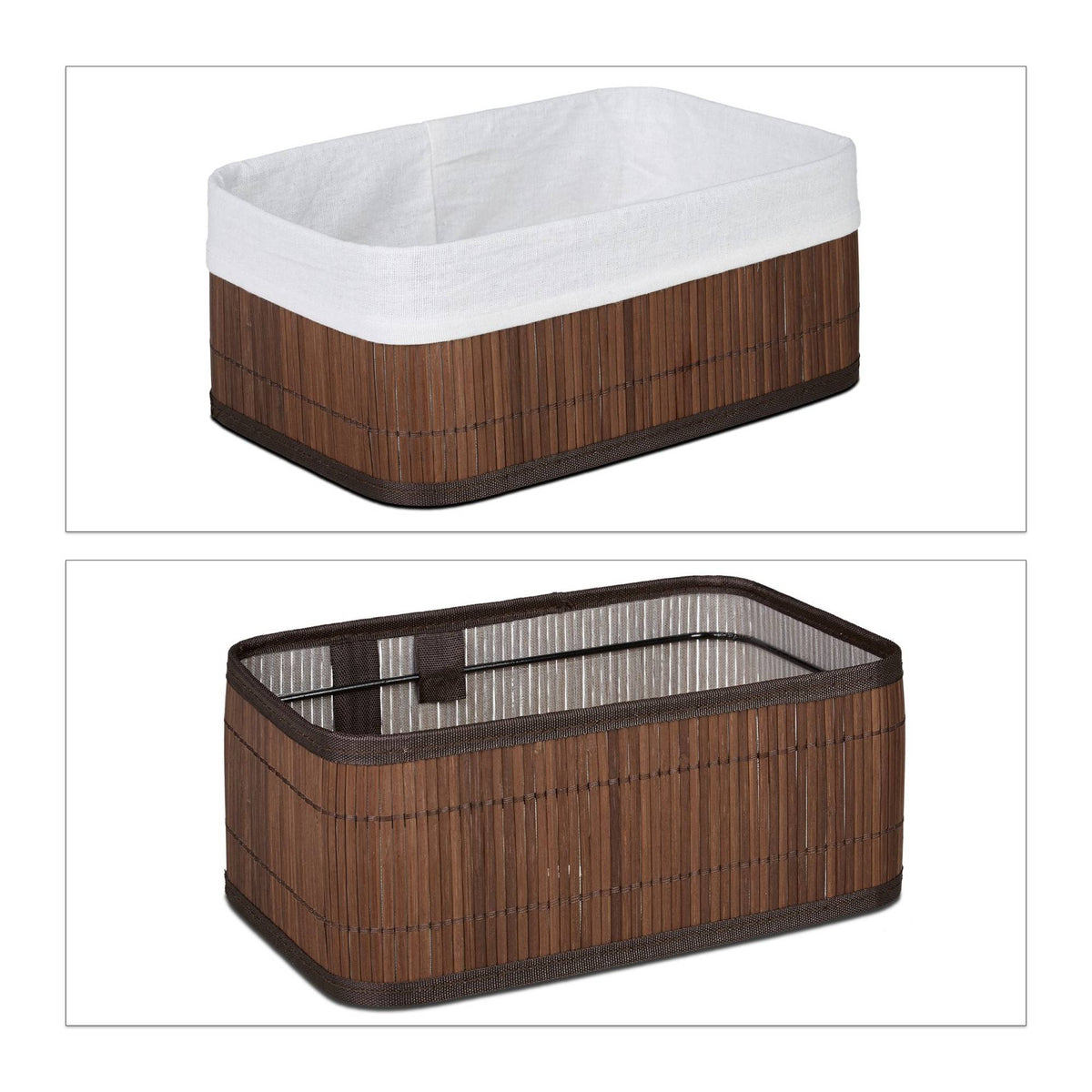 Storage basket bathroom 3 parts