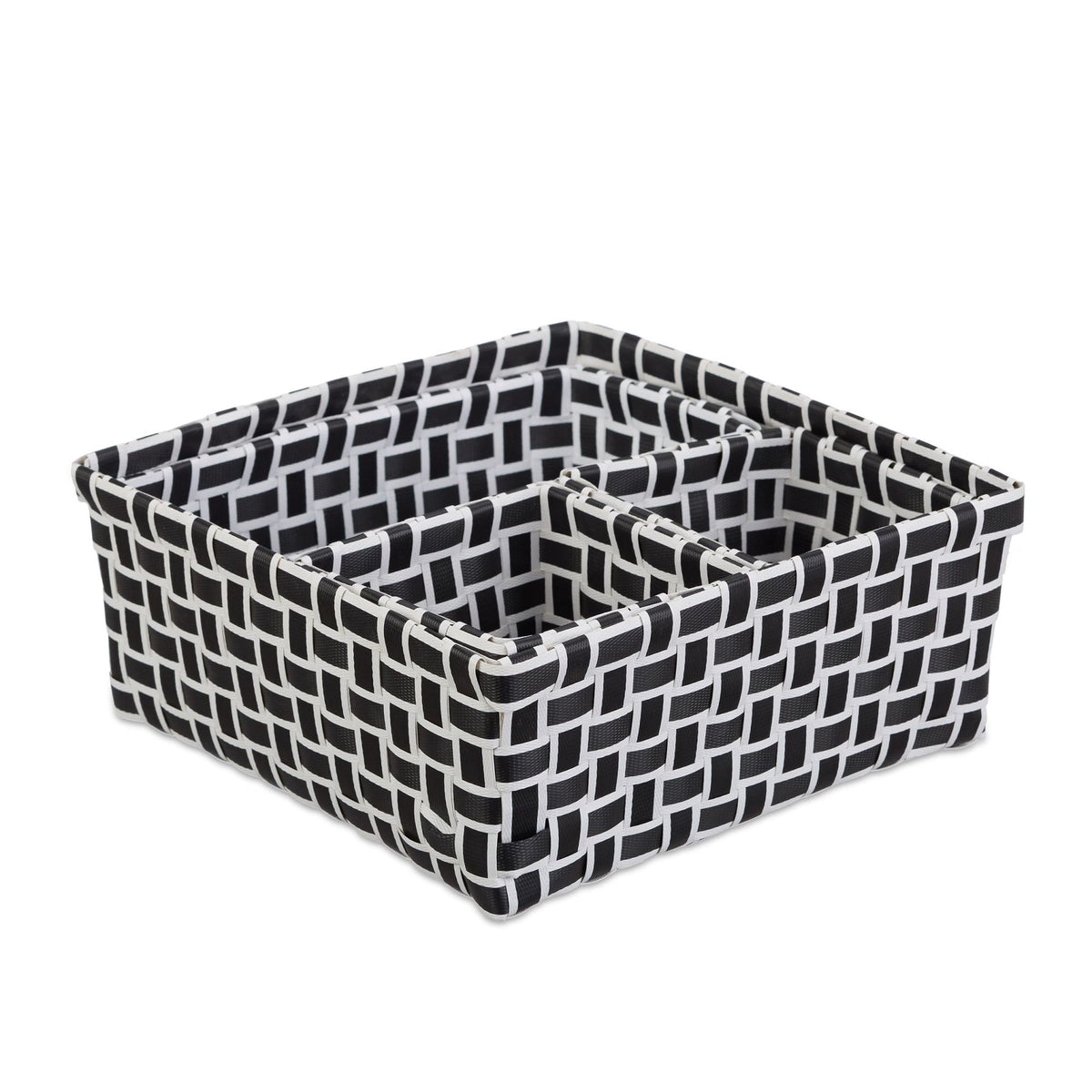 Storage basket set of 4 woven