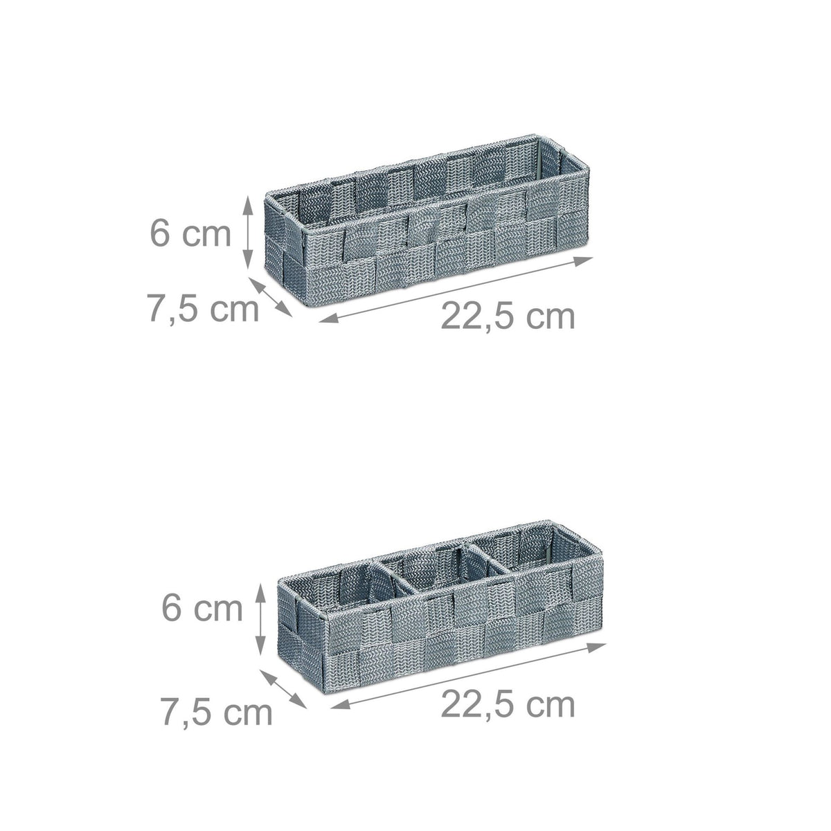Storage basket set of 6