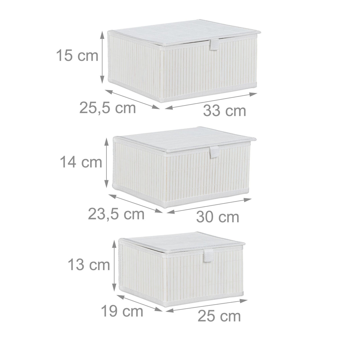 Storage baskets - set of 3